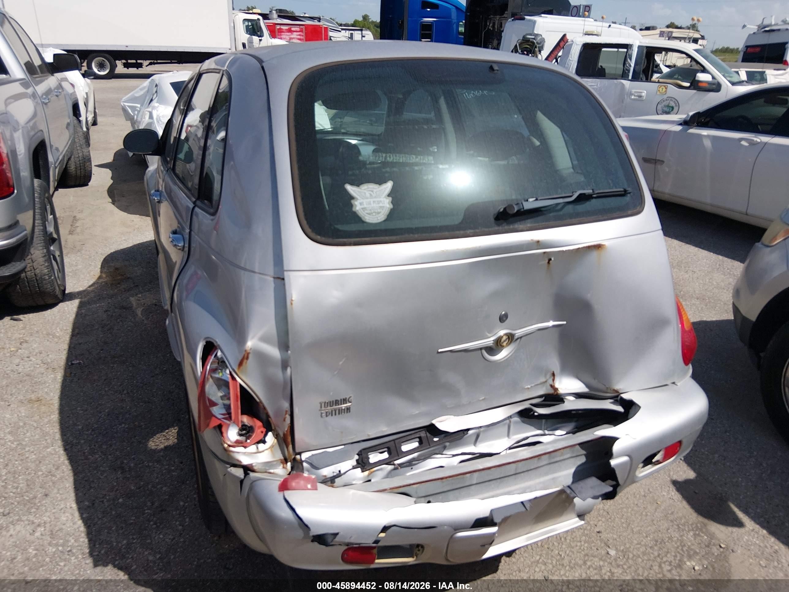 2005 Chrysler Pt Cruiser Touring Silver vin: 3C4FY58B75T608419