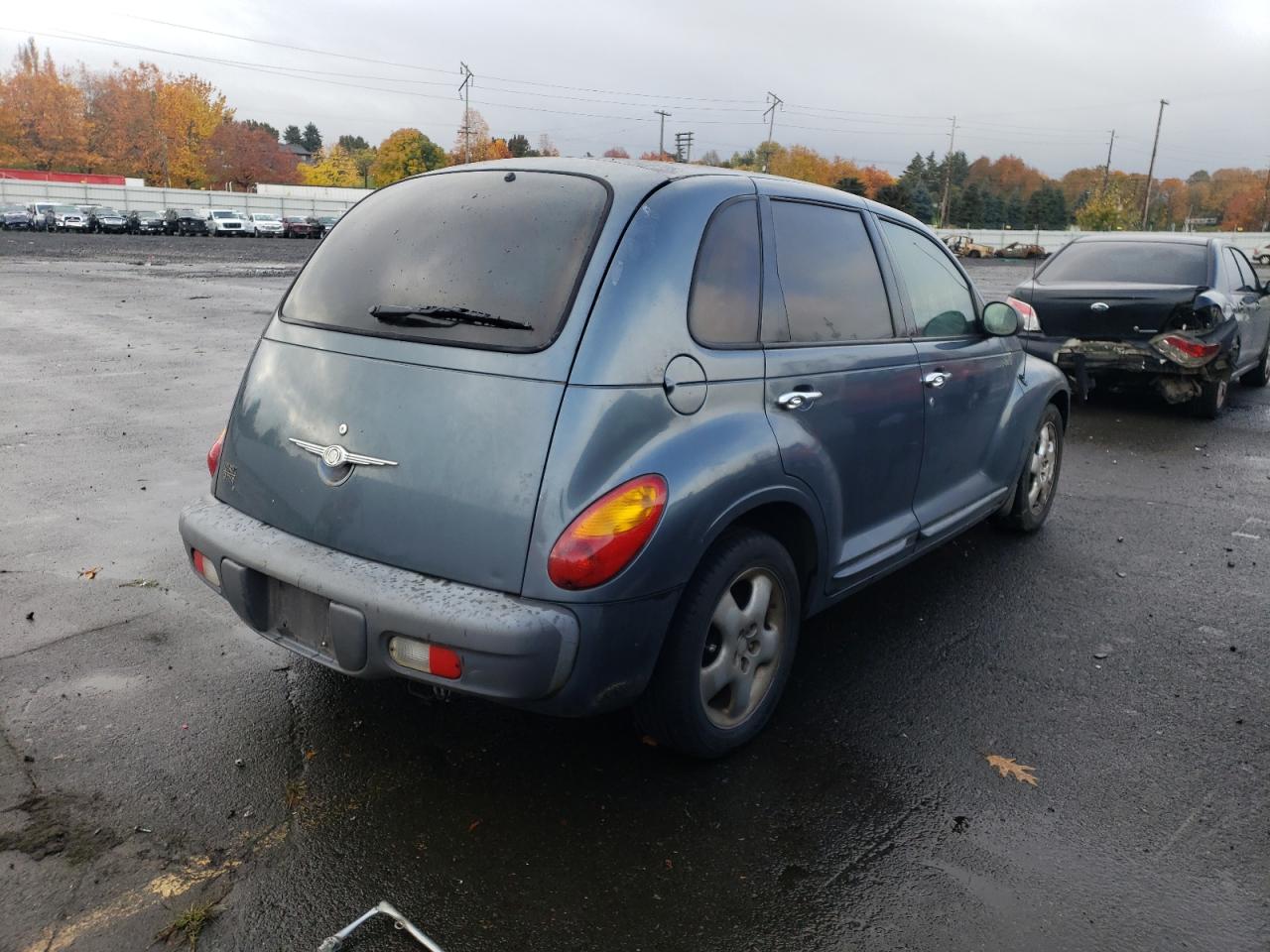 2002 Chrysler Pt Cruiser Touring Blue vin: 3C4FY58B82T295375