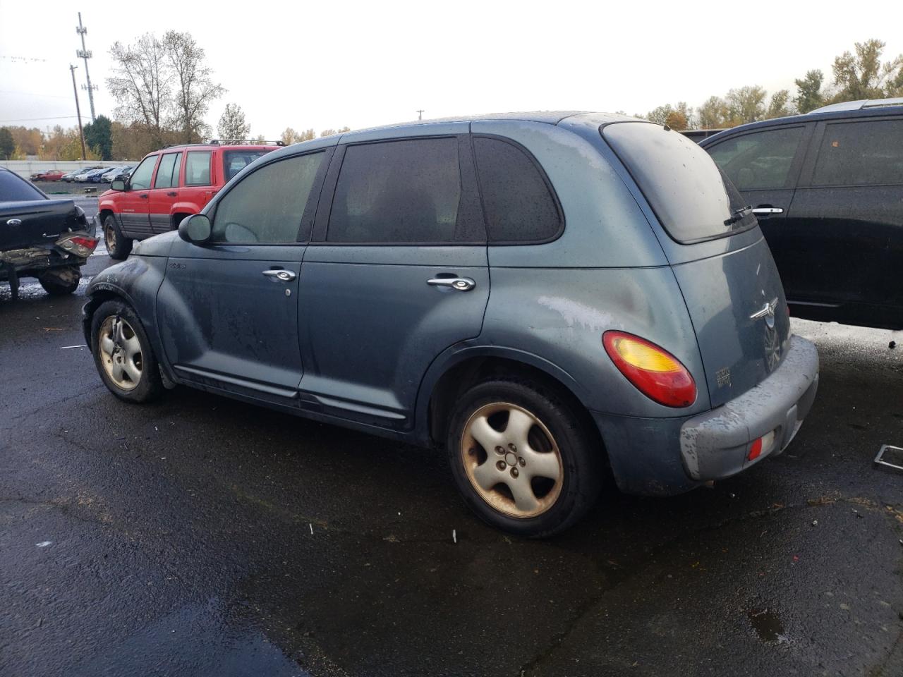 2002 Chrysler Pt Cruiser Touring Blue vin: 3C4FY58B82T295375