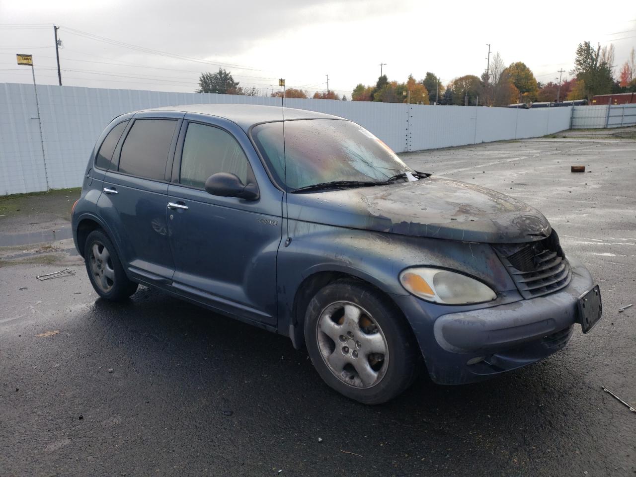 2002 Chrysler Pt Cruiser Touring Blue vin: 3C4FY58B82T295375