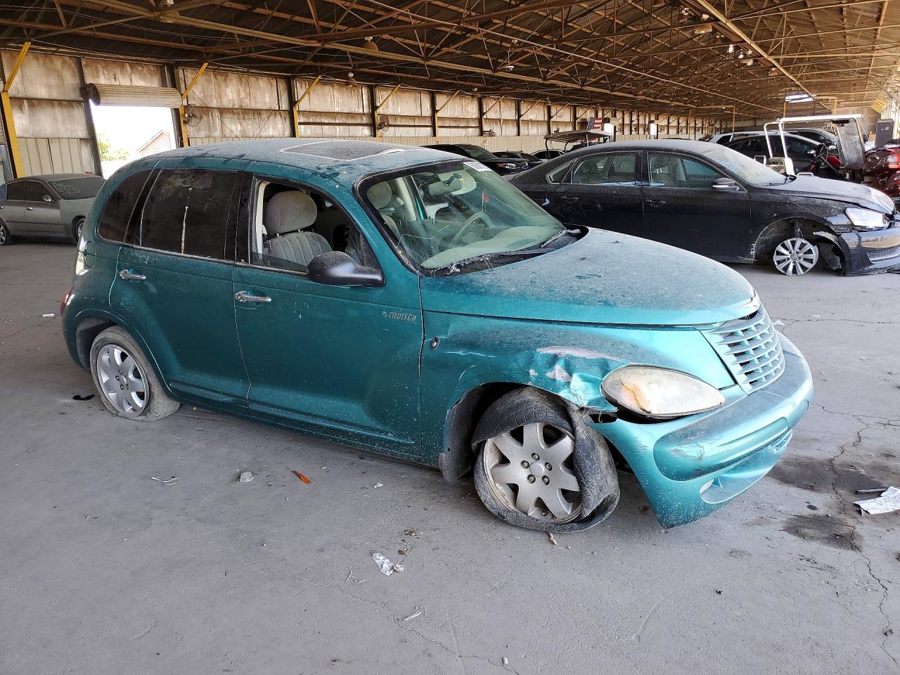 2004 Chrysler Pt Cruiser Touring Green vin: 3C4FY58B84T254389