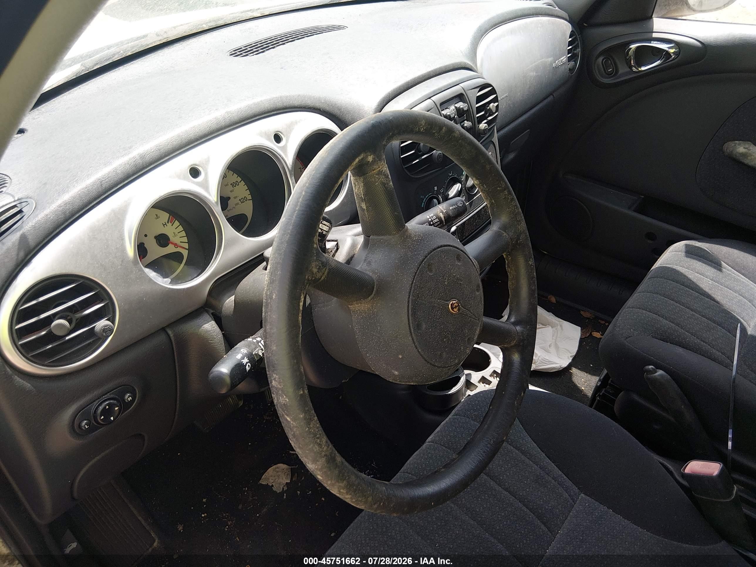 2005 Chrysler Pt Cruiser Touring White vin: 3C4FY58B85T574748