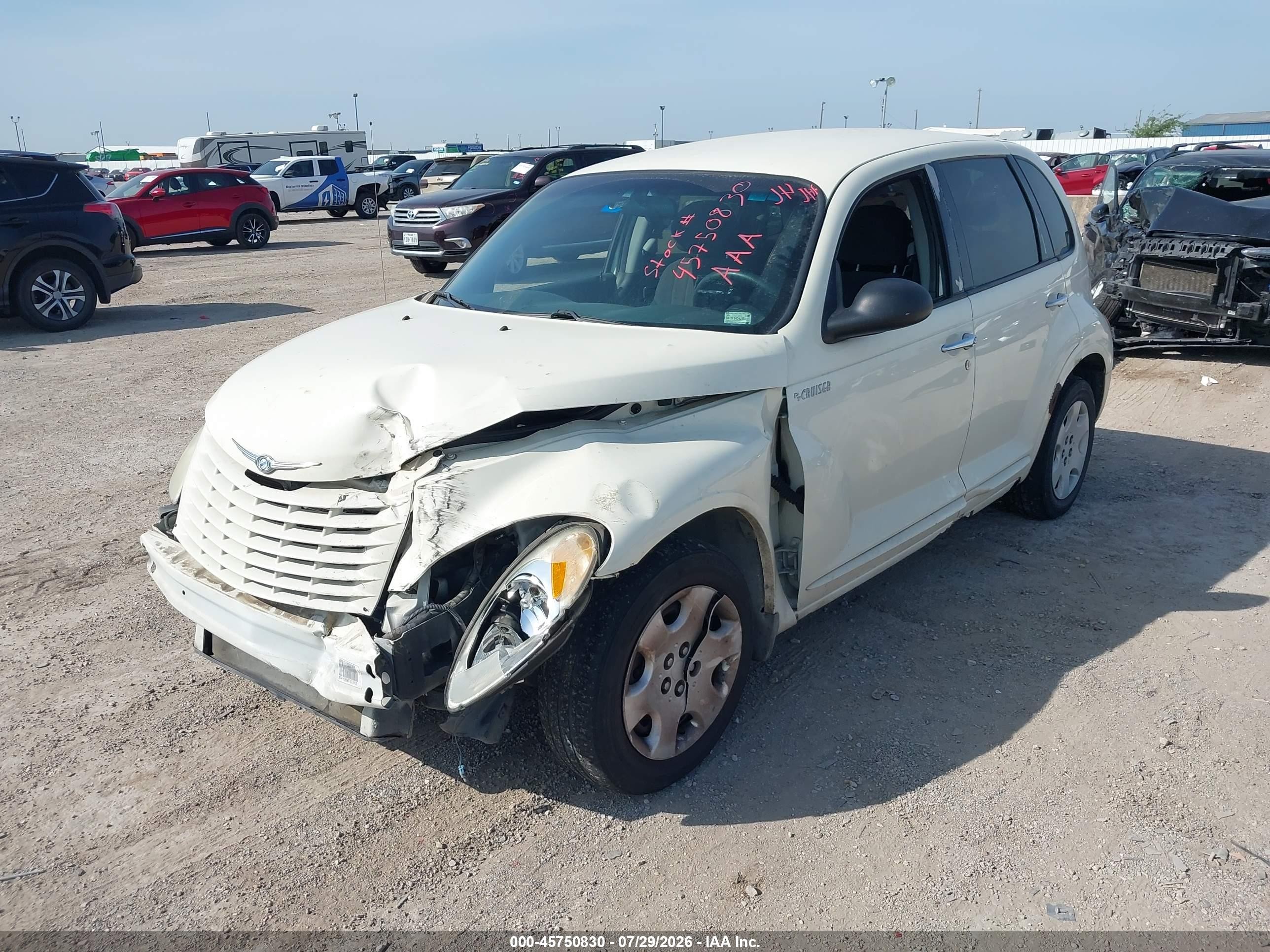 2005 Chrysler Pt Cruiser Touring Cream vin: 3C4FY58B85T612415