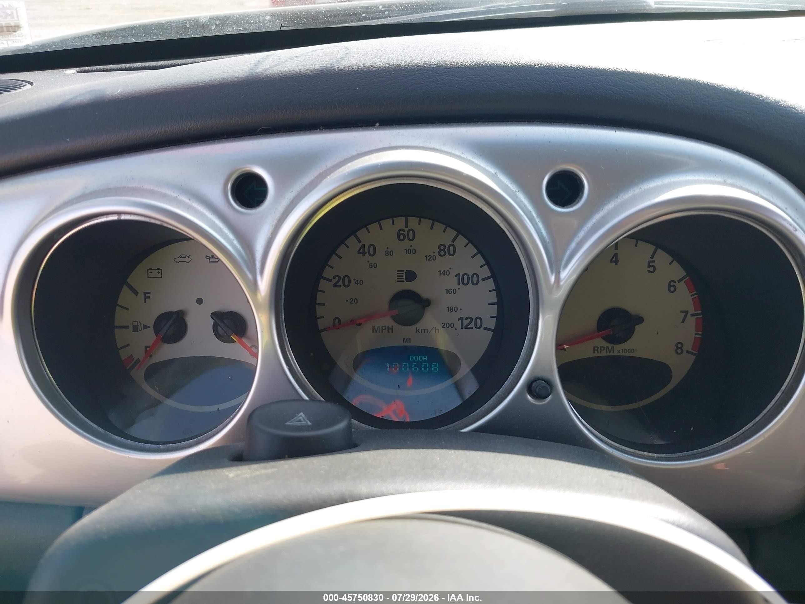 2005 Chrysler Pt Cruiser Touring Cream vin: 3C4FY58B85T612415