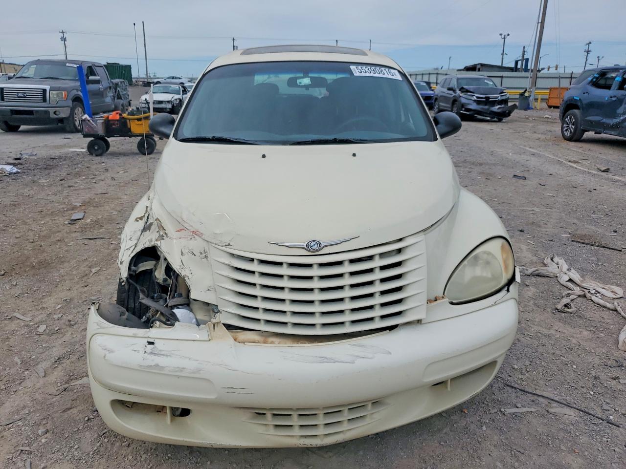 2005 Chrysler Pt Cruiser Touring White vin: 3C4FY58B85T635287