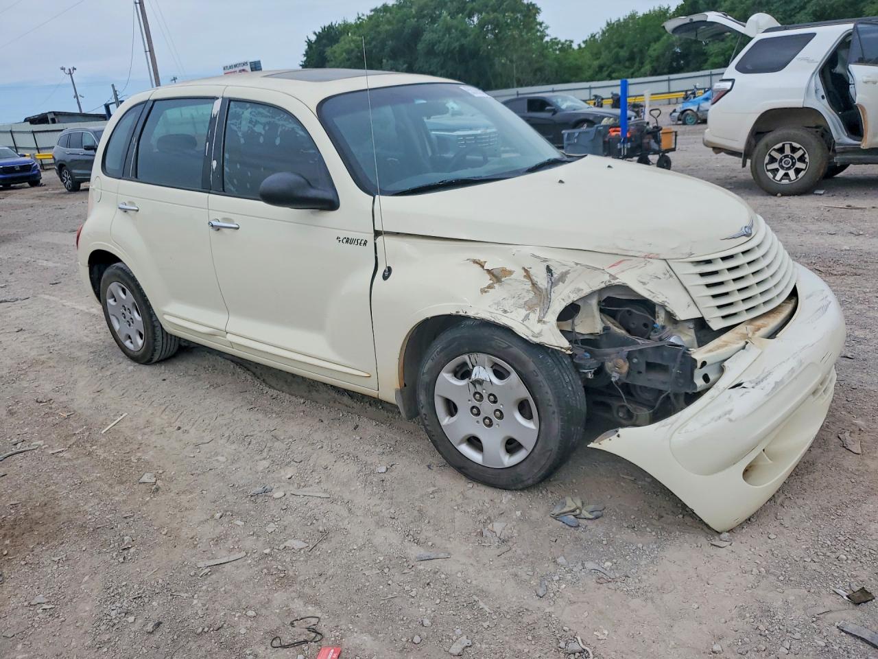 2005 Chrysler Pt Cruiser Touring White vin: 3C4FY58B85T635287