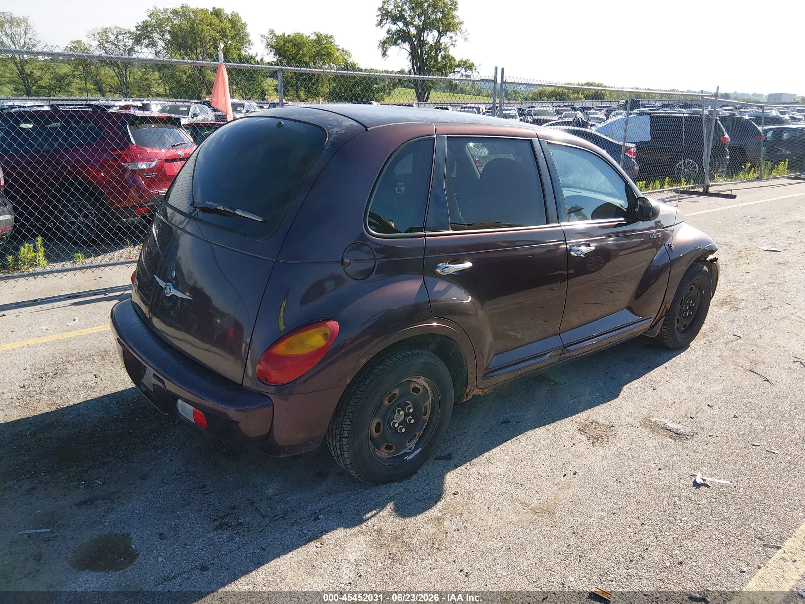 2005 Chrysler Pt Cruiser Touring Фиолетовый vin: 3C4FY58B95T529673