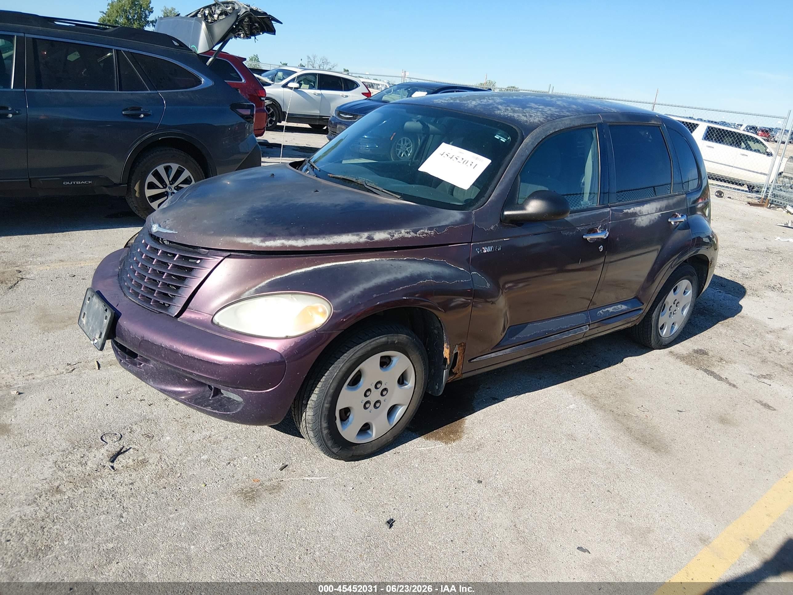 2005 Chrysler Pt Cruiser Touring Фиолетовый vin: 3C4FY58B95T529673