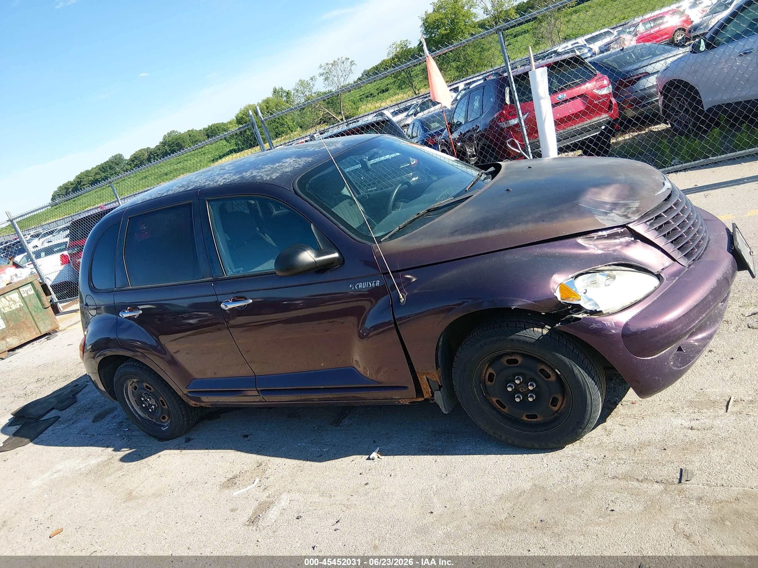 2005 Chrysler Pt Cruiser Touring Фиолетовый vin: 3C4FY58B95T529673