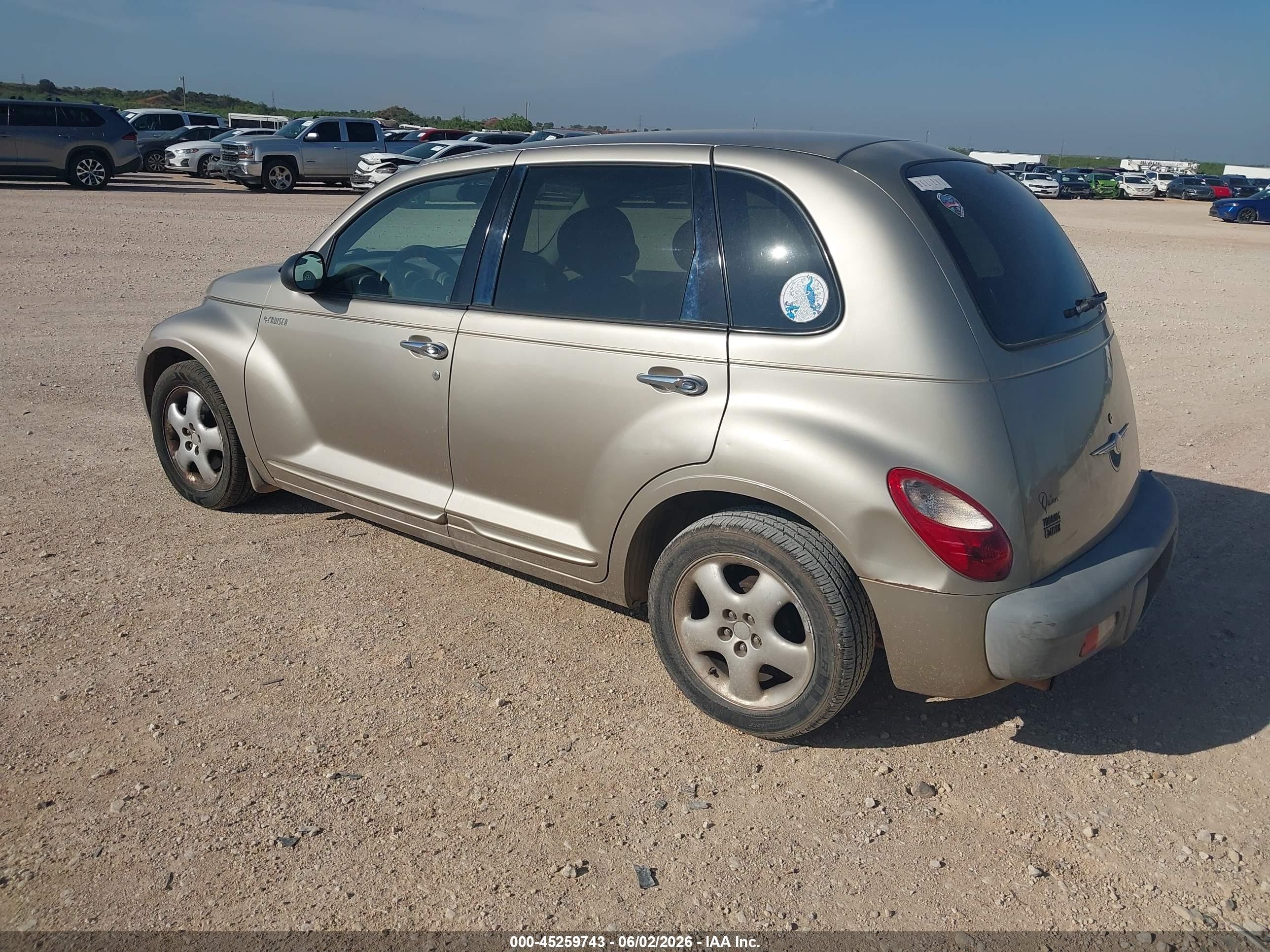 2002 Chrysler Pt Cruiser Touring Silver vin: 3C4FY58BX2T275743