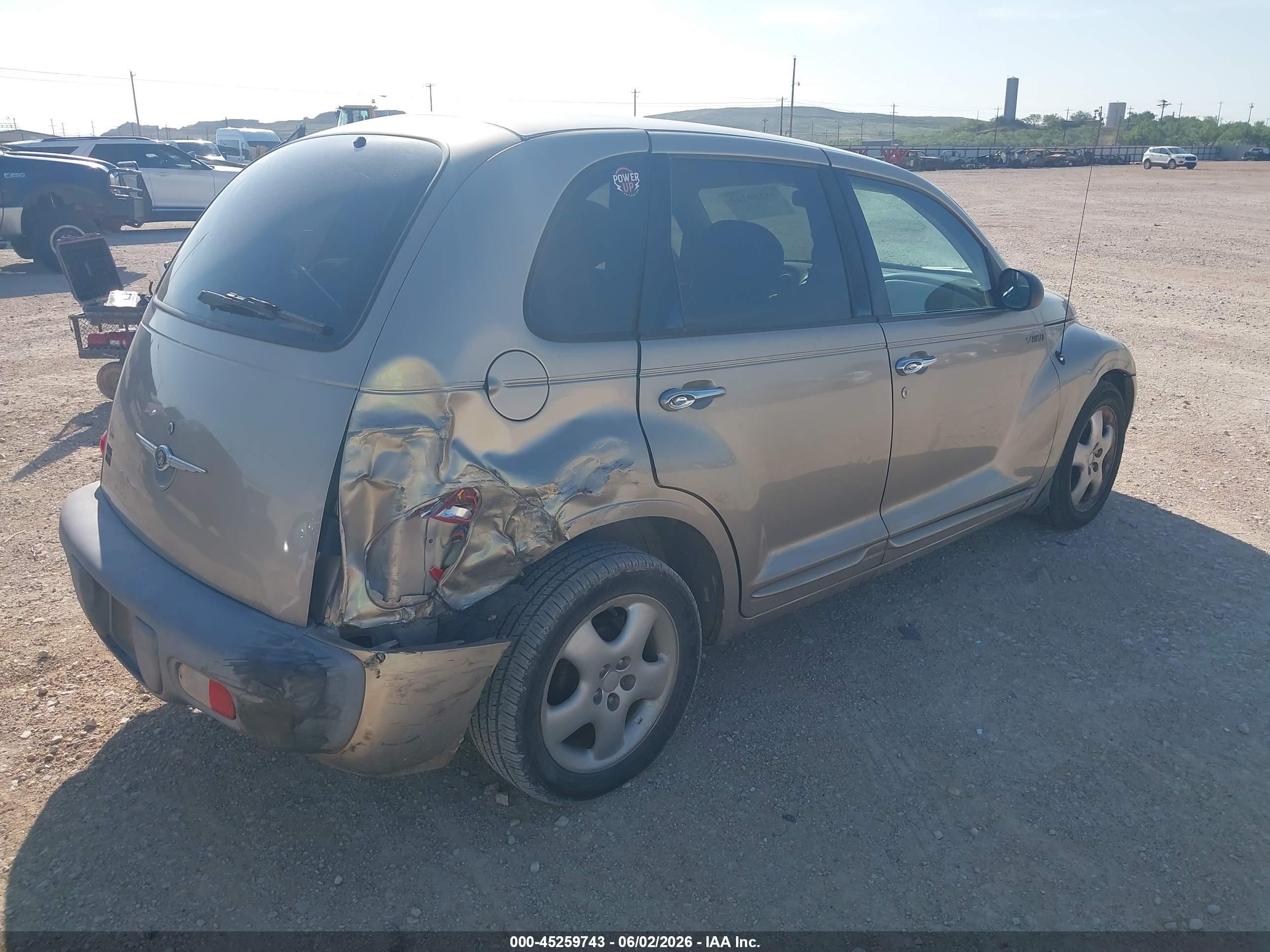 2002 Chrysler Pt Cruiser Touring Silver vin: 3C4FY58BX2T275743