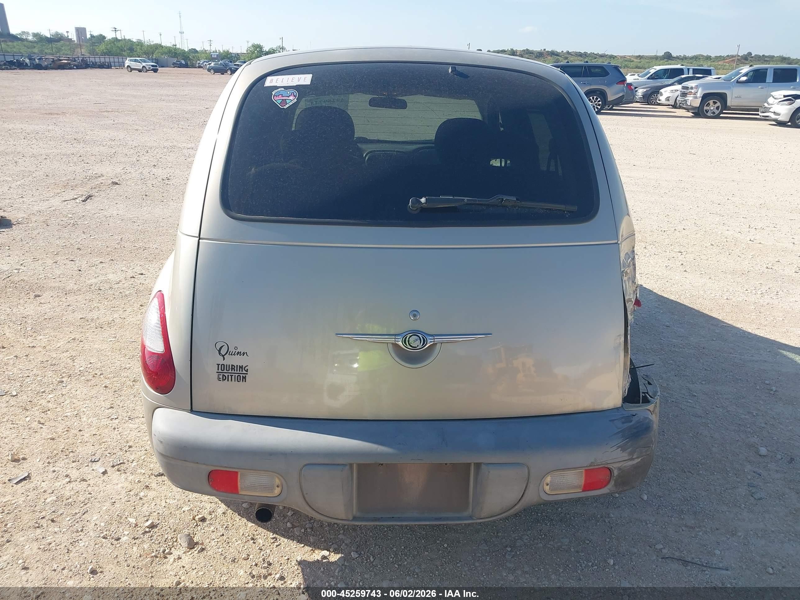 2002 Chrysler Pt Cruiser Touring Silver vin: 3C4FY58BX2T275743