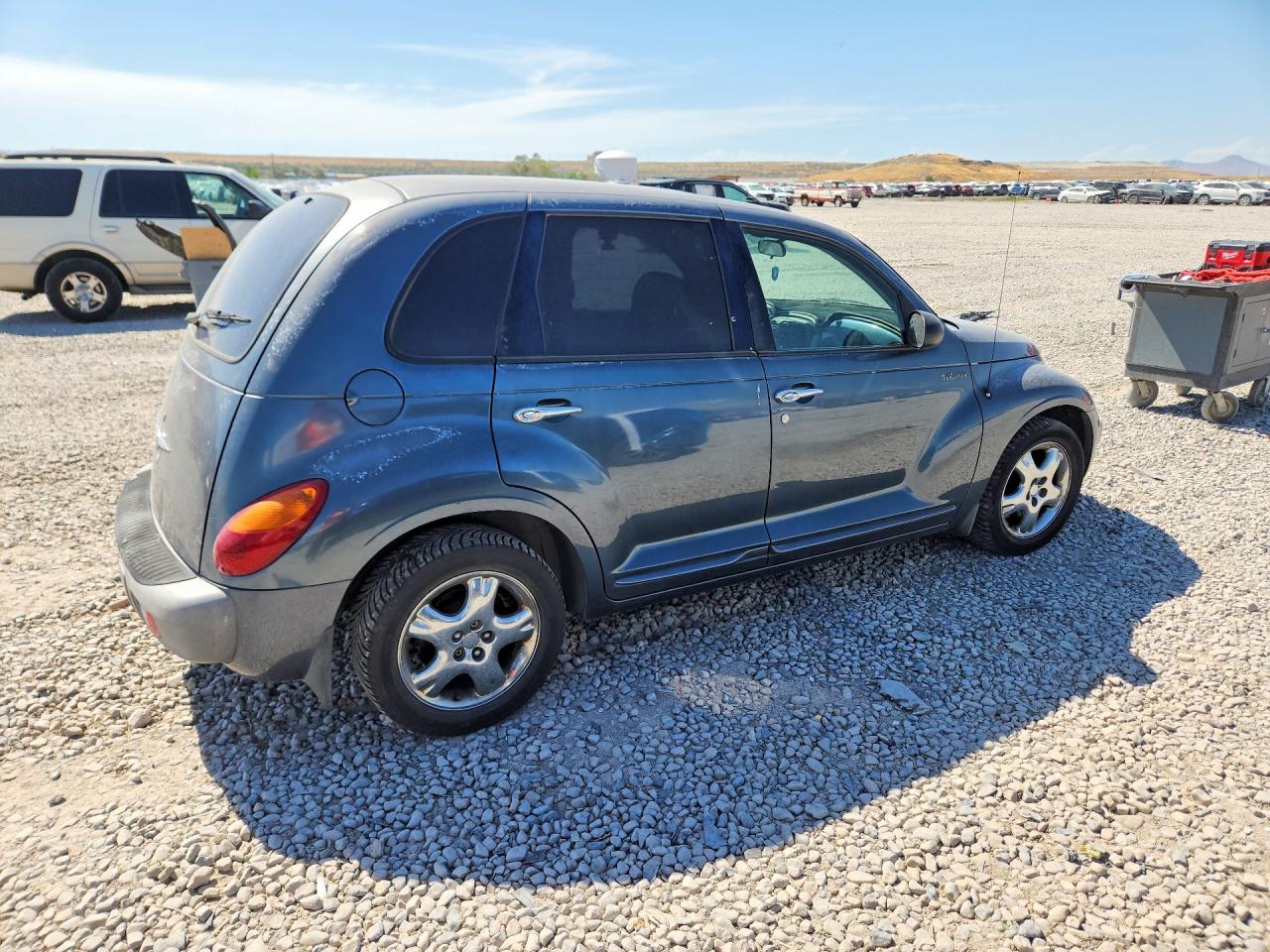 2002 Chrysler Pt Cruiser Touring Blue vin: 3C4FY58BX2T303945