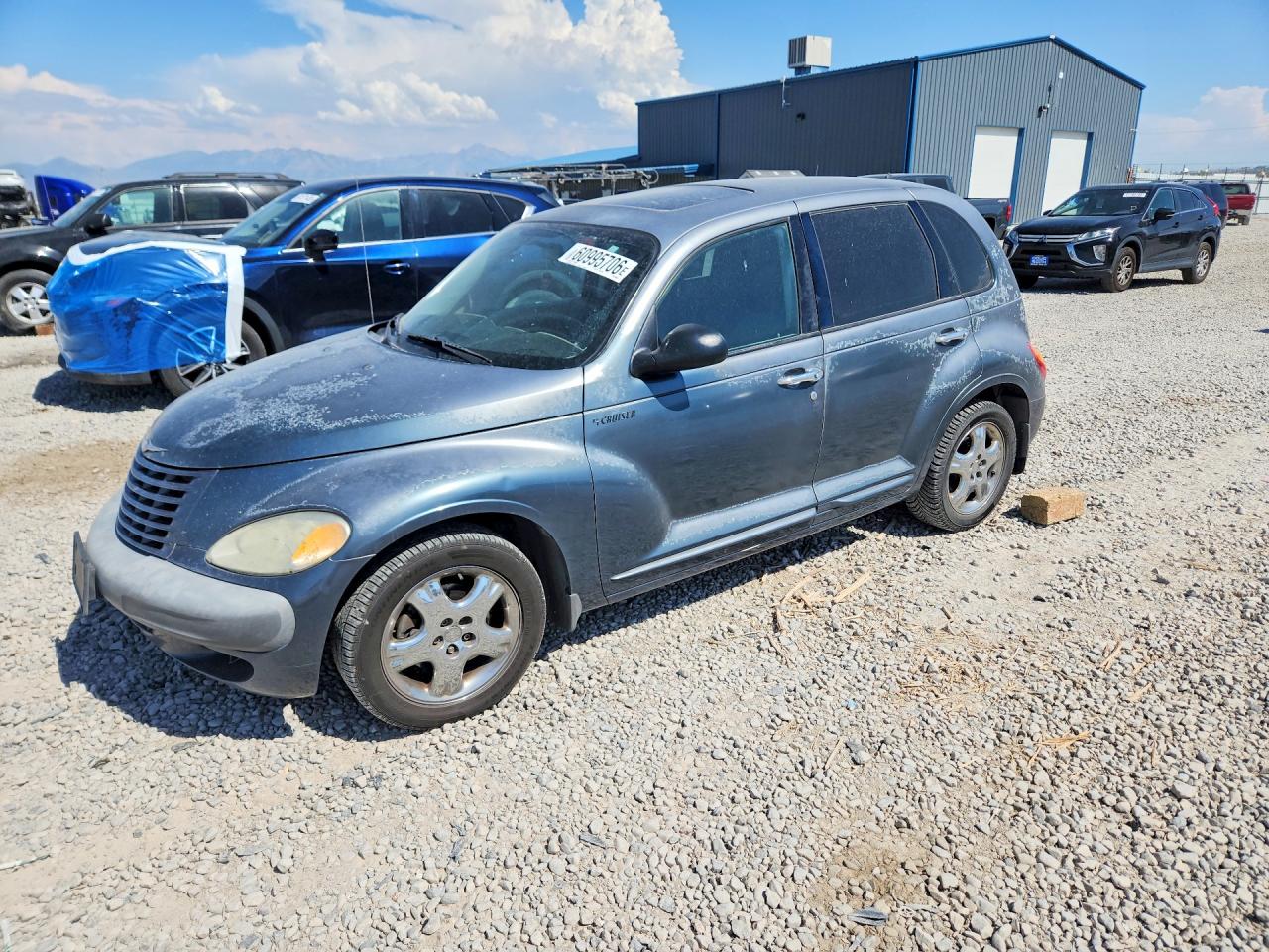 2002 Chrysler Pt Cruiser Touring Blue vin: 3C4FY58BX2T303945