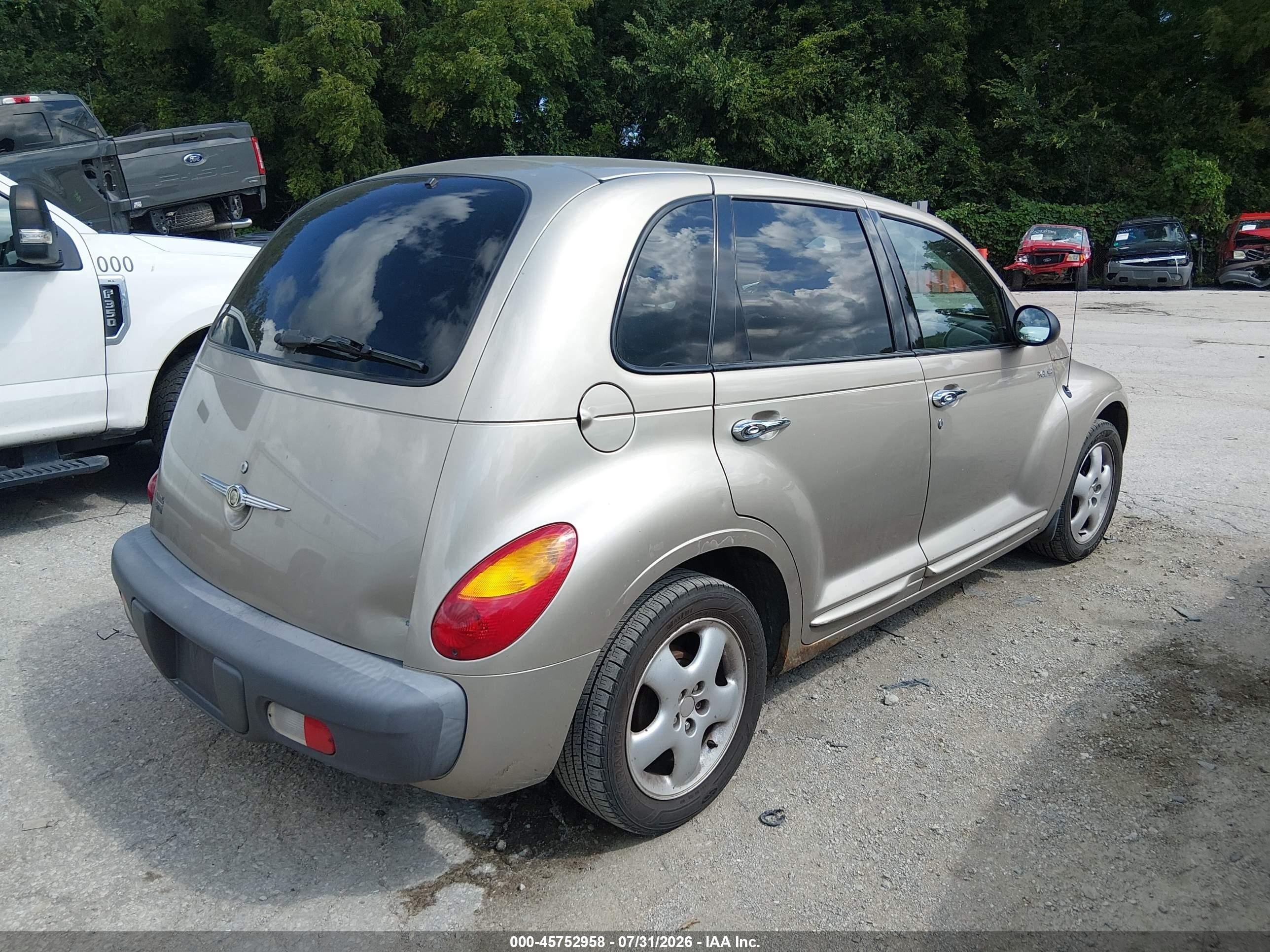 2002 Chrysler Pt Cruiser Touring Бежевый vin: 3C4FY58BX2T371923