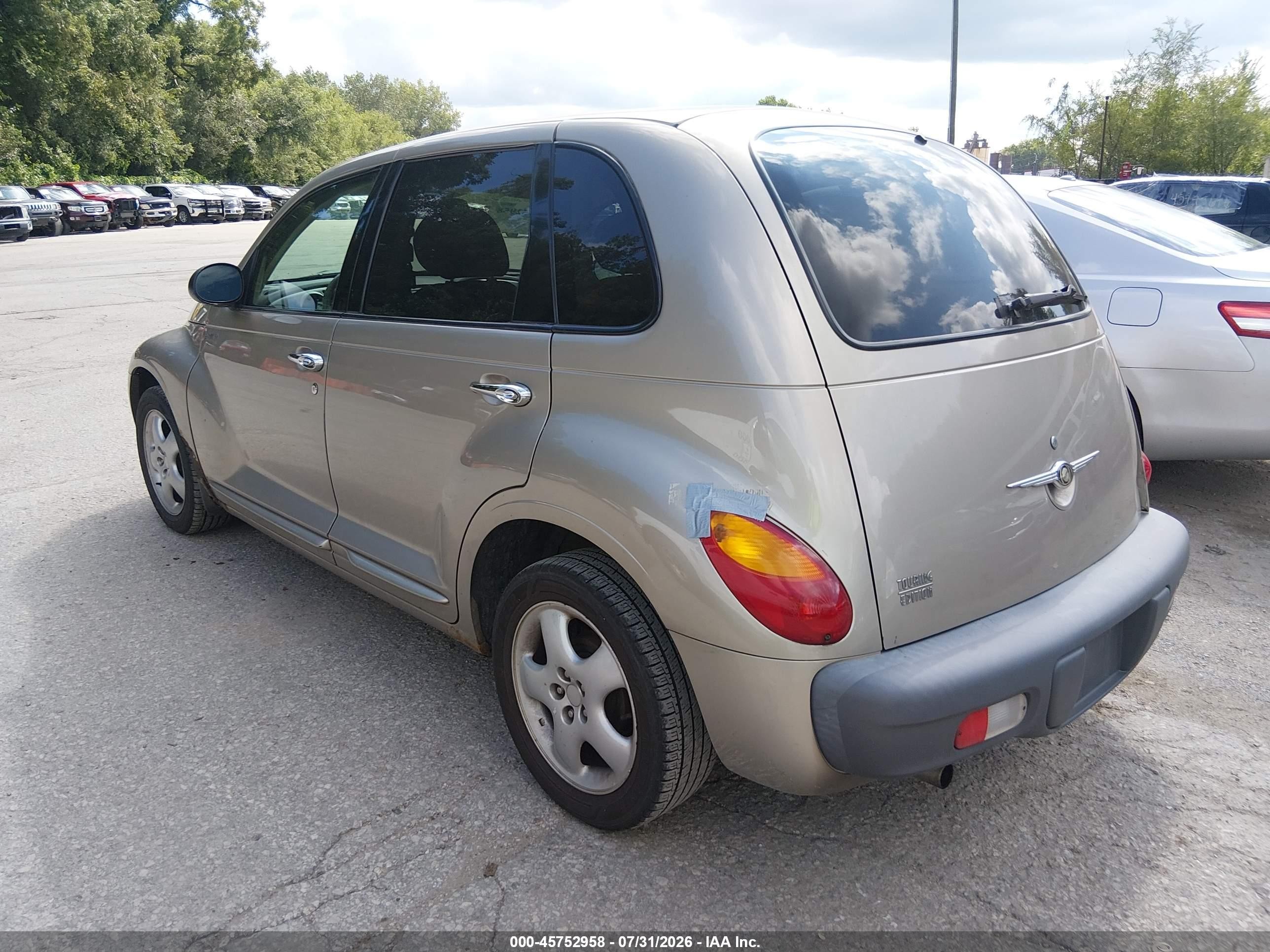 2002 Chrysler Pt Cruiser Touring Бежевый vin: 3C4FY58BX2T371923