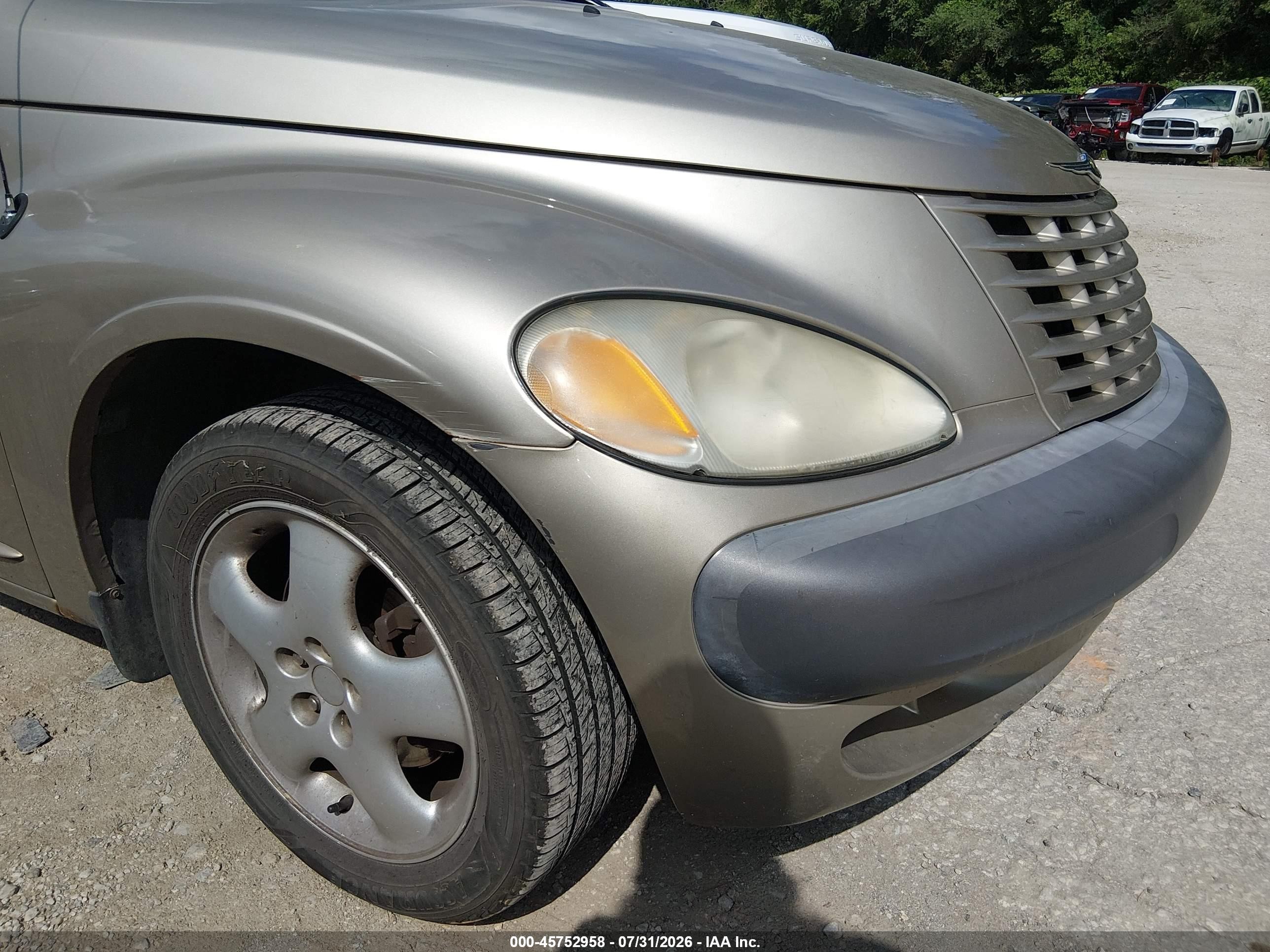 2002 Chrysler Pt Cruiser Touring Бежевый vin: 3C4FY58BX2T371923
