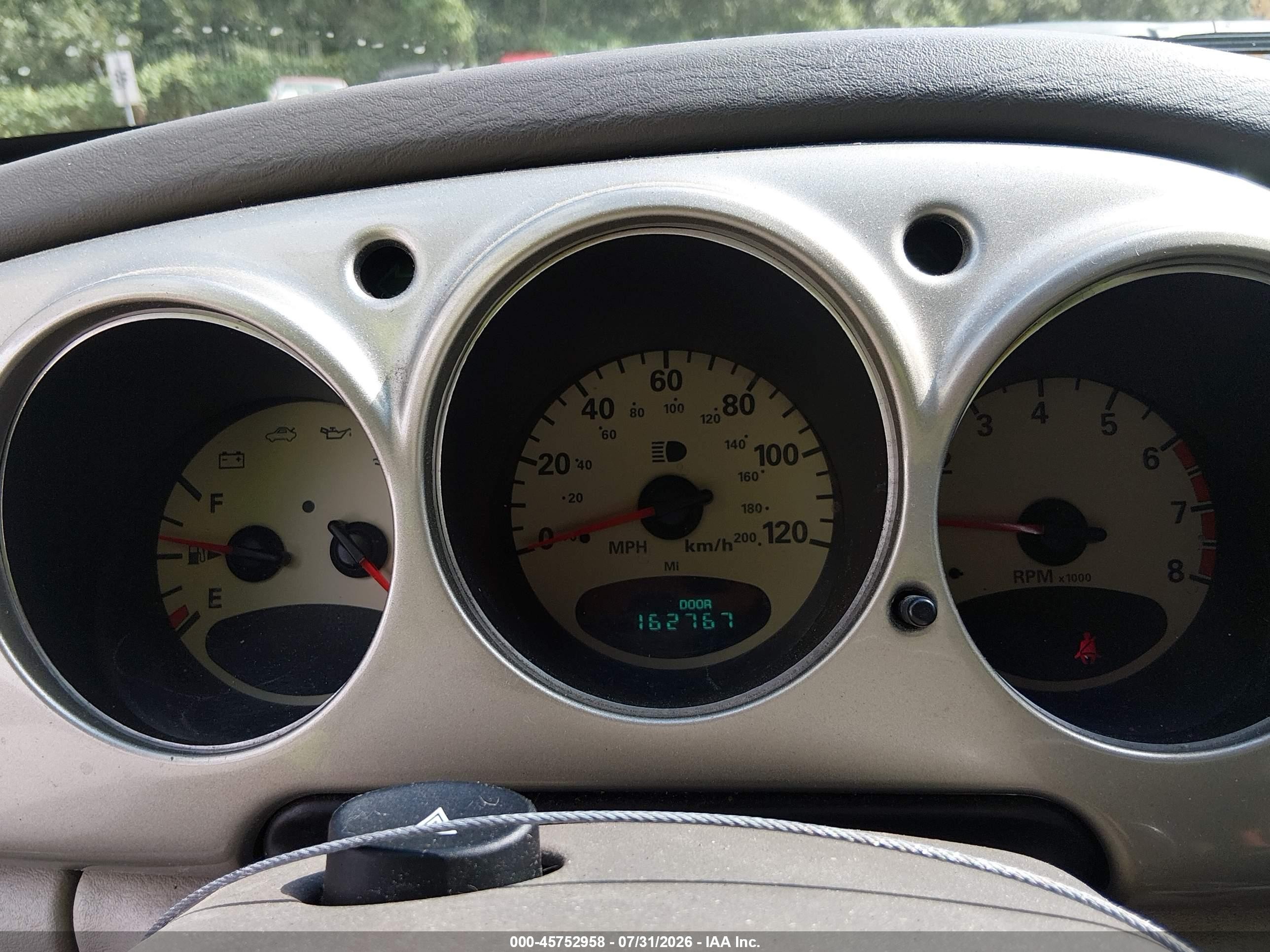 2002 Chrysler Pt Cruiser Touring Бежевый vin: 3C4FY58BX2T371923