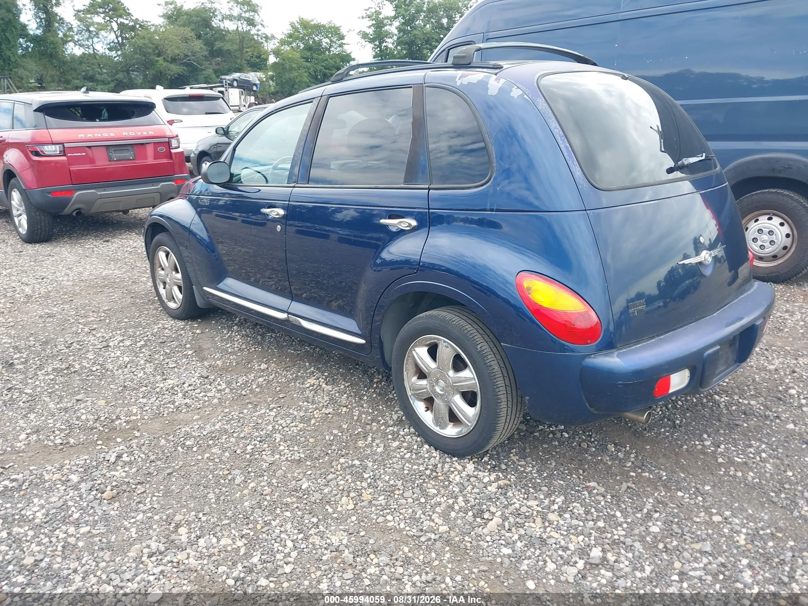 2003 Chrysler Pt Cruiser Touring Blue vin: 3C4FY58BX3T587465