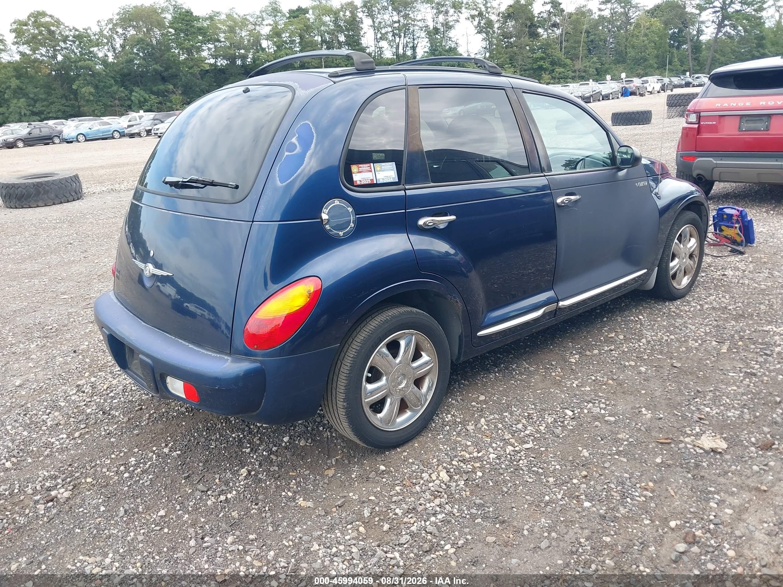 2003 Chrysler Pt Cruiser Touring Blue vin: 3C4FY58BX3T587465