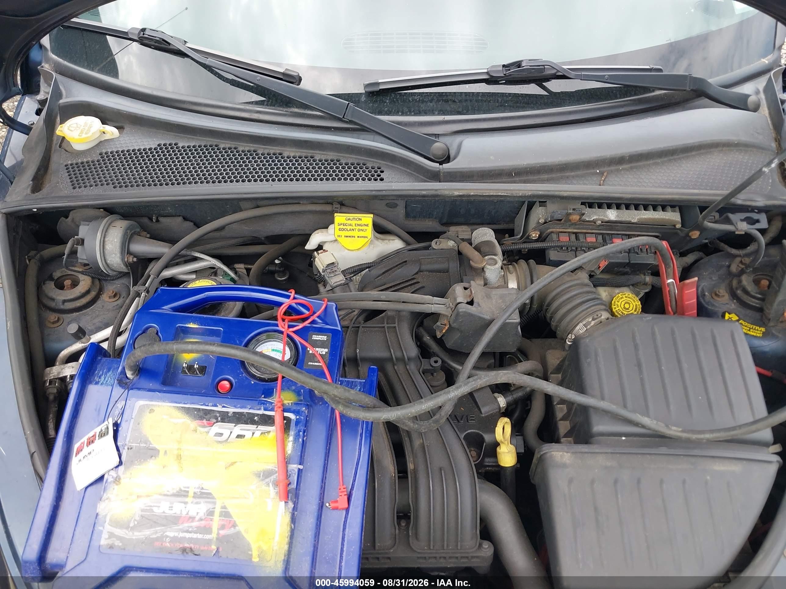 2003 Chrysler Pt Cruiser Touring Blue vin: 3C4FY58BX3T587465