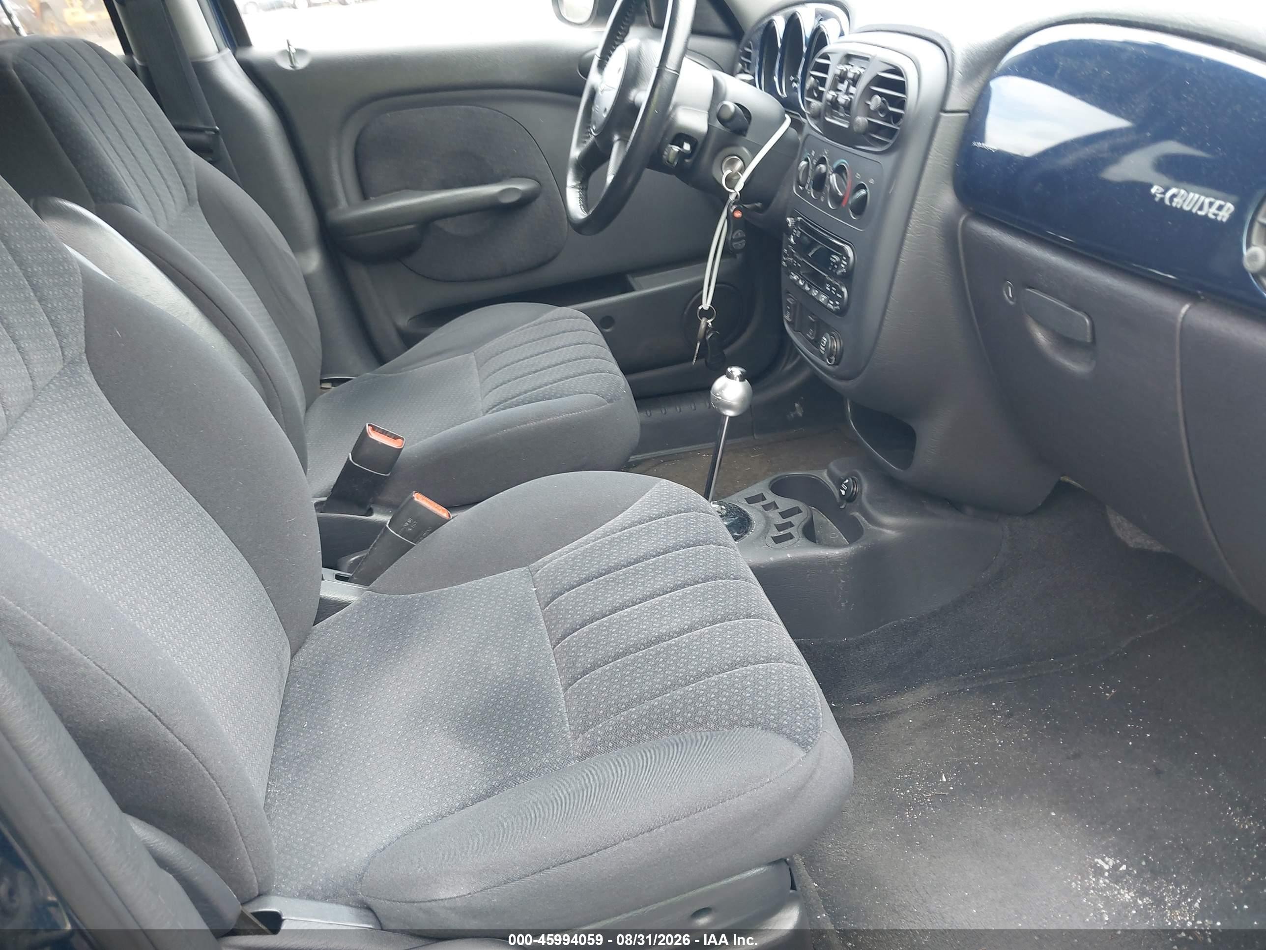 2003 Chrysler Pt Cruiser Touring Blue vin: 3C4FY58BX3T587465