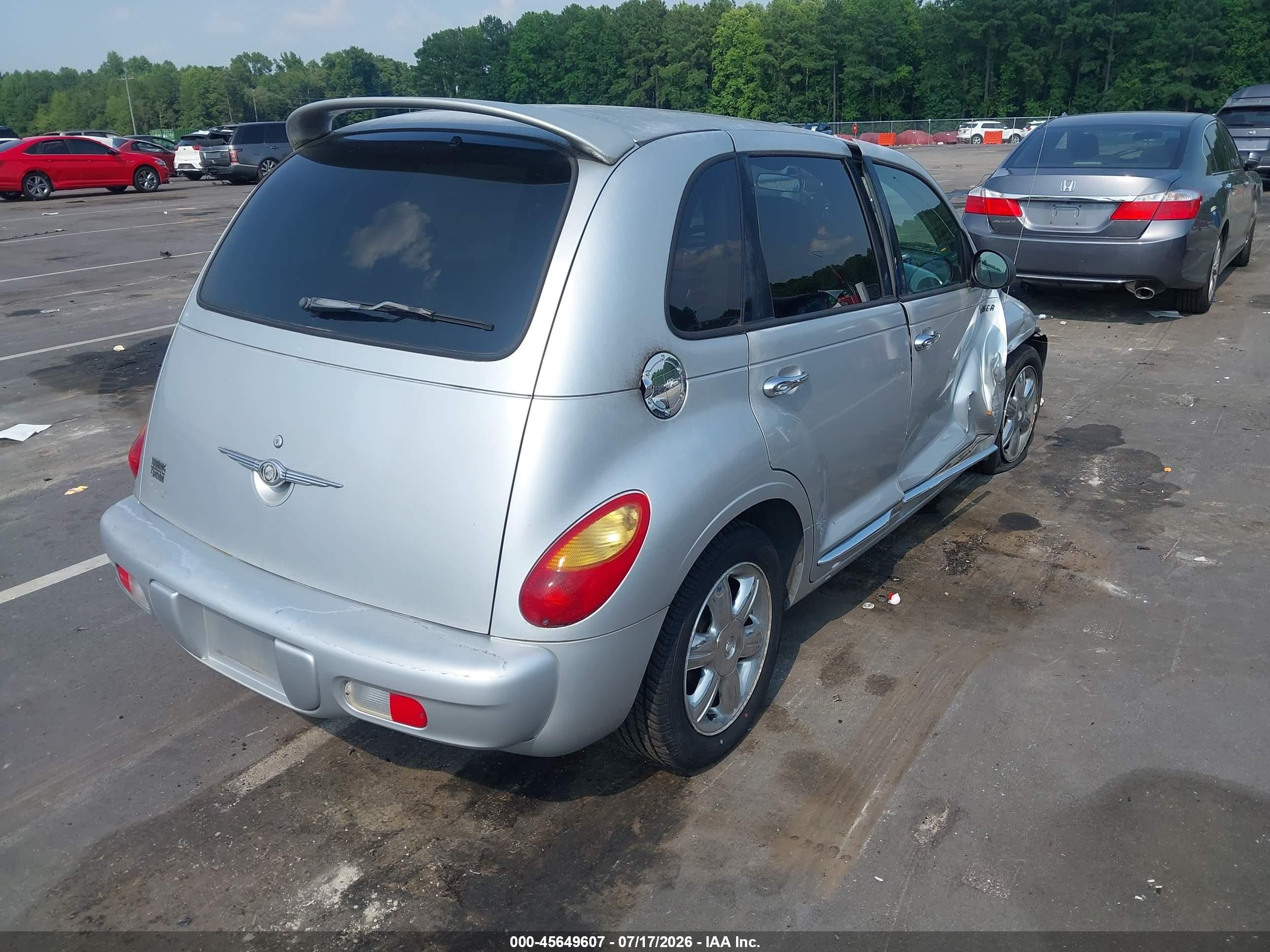 2004 Chrysler Pt Cruiser Touring Silver vin: 3C4FY58BX4T201886
