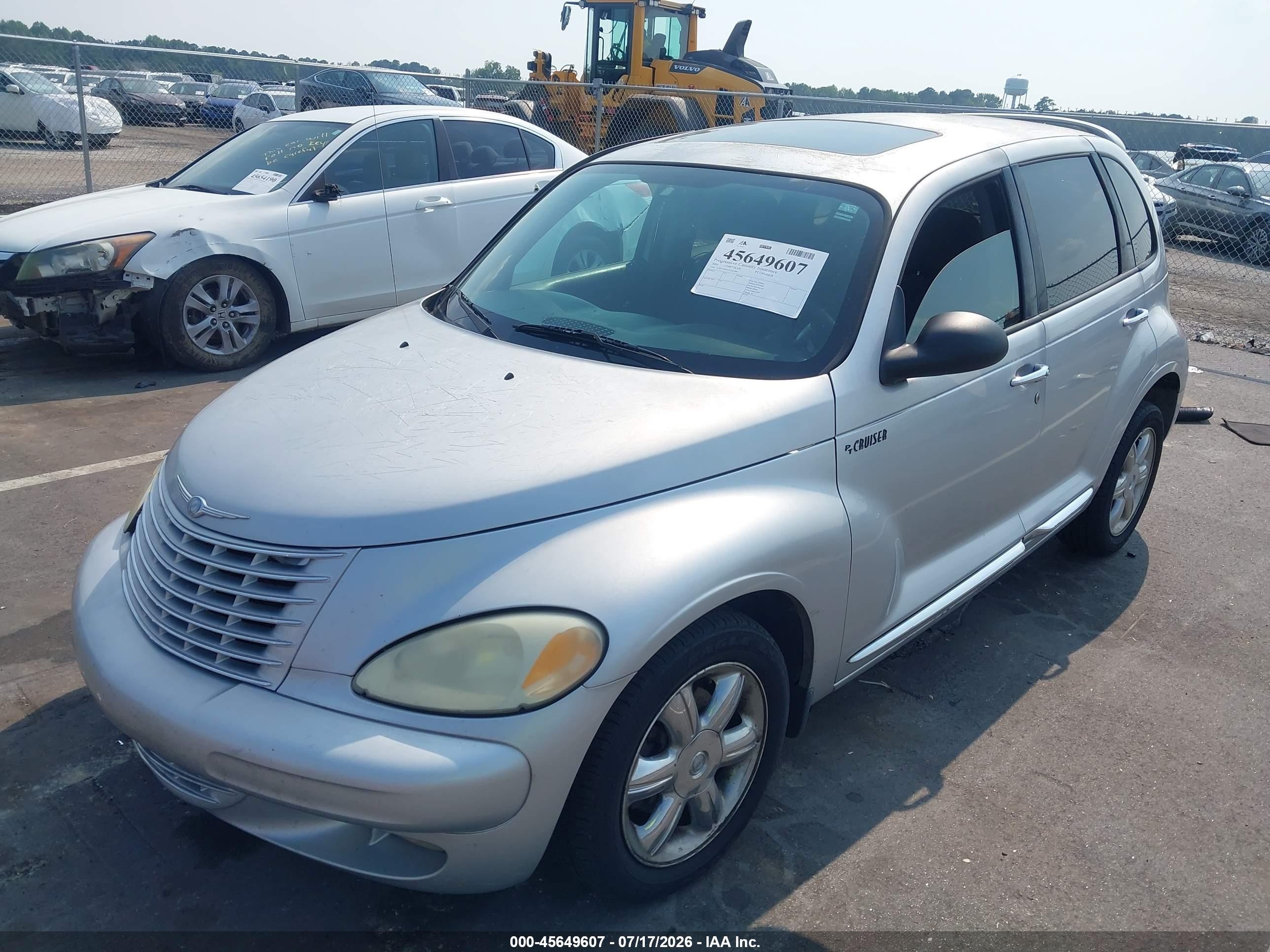 2004 Chrysler Pt Cruiser Touring Silver vin: 3C4FY58BX4T201886