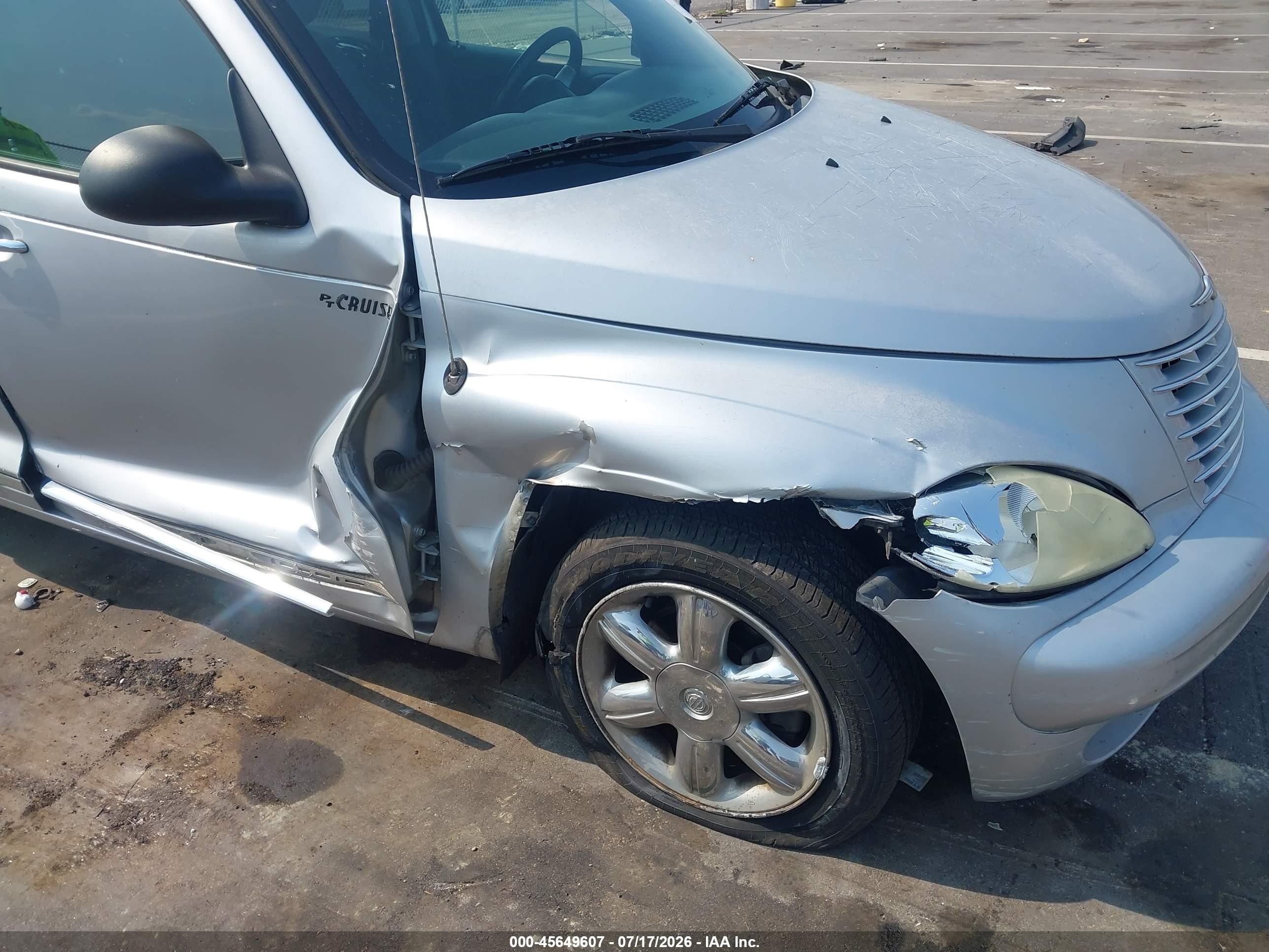 2004 Chrysler Pt Cruiser Touring Silver vin: 3C4FY58BX4T201886