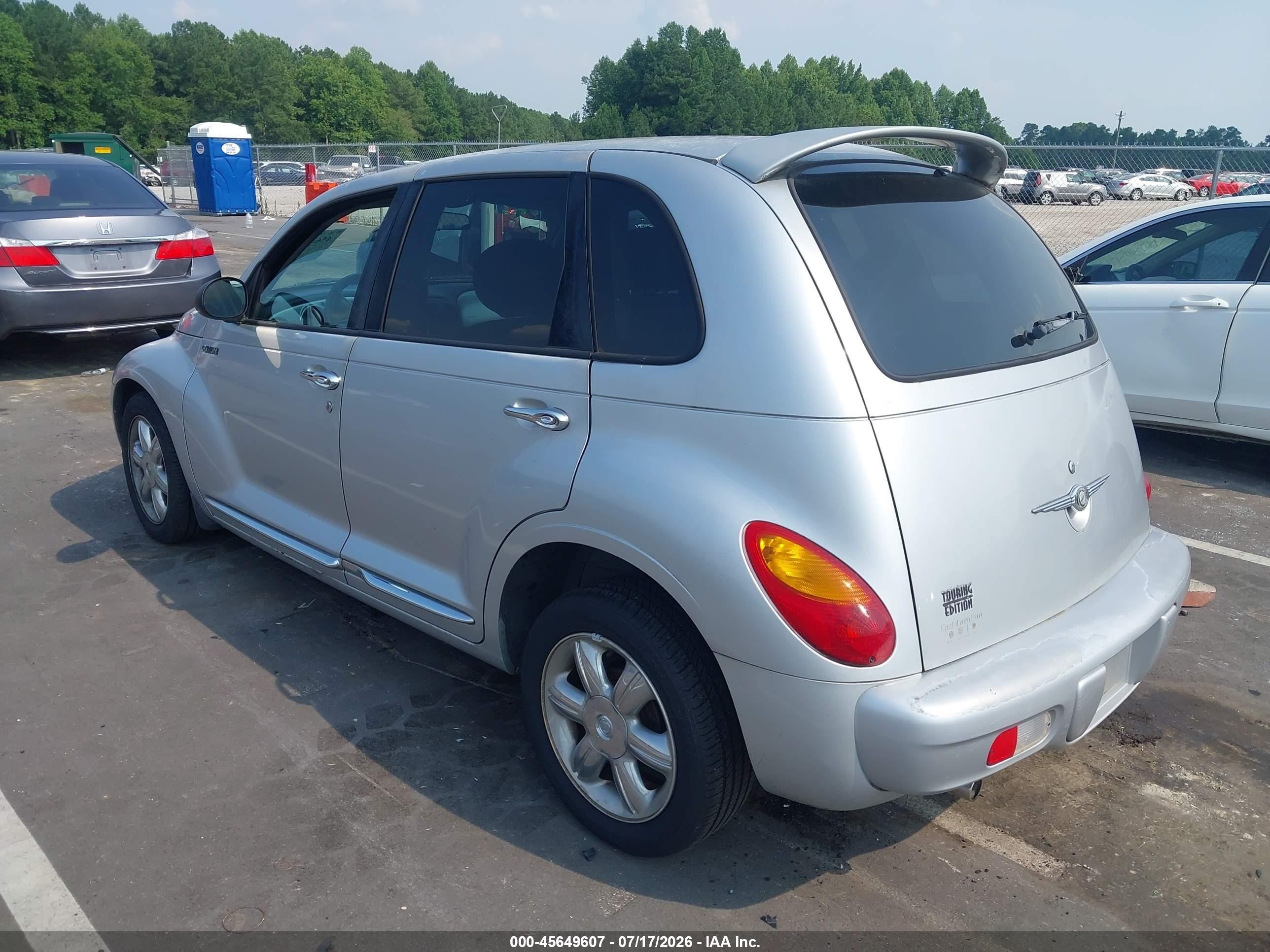 2004 Chrysler Pt Cruiser Touring Silver vin: 3C4FY58BX4T201886