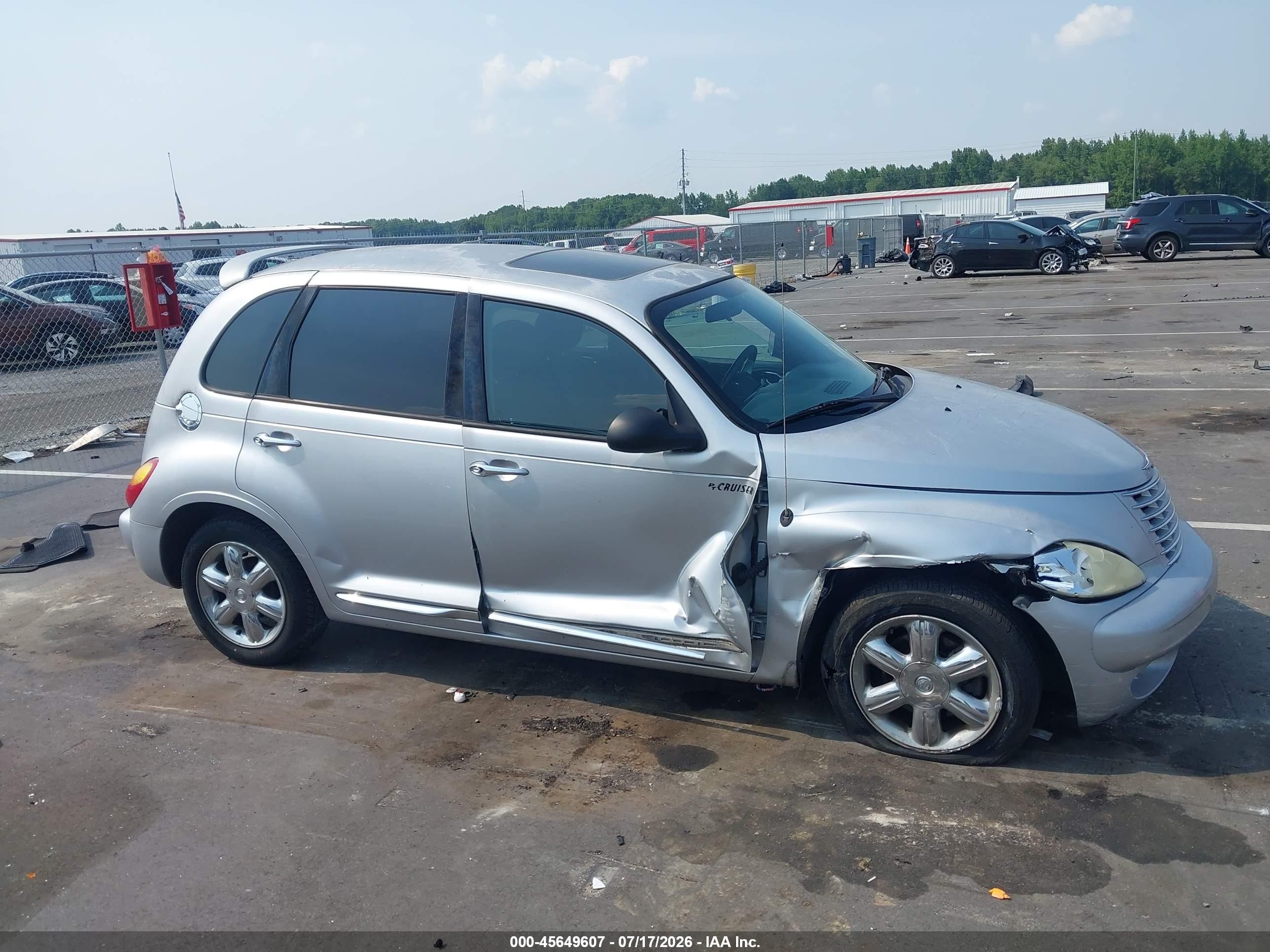 2004 Chrysler Pt Cruiser Touring Silver vin: 3C4FY58BX4T201886