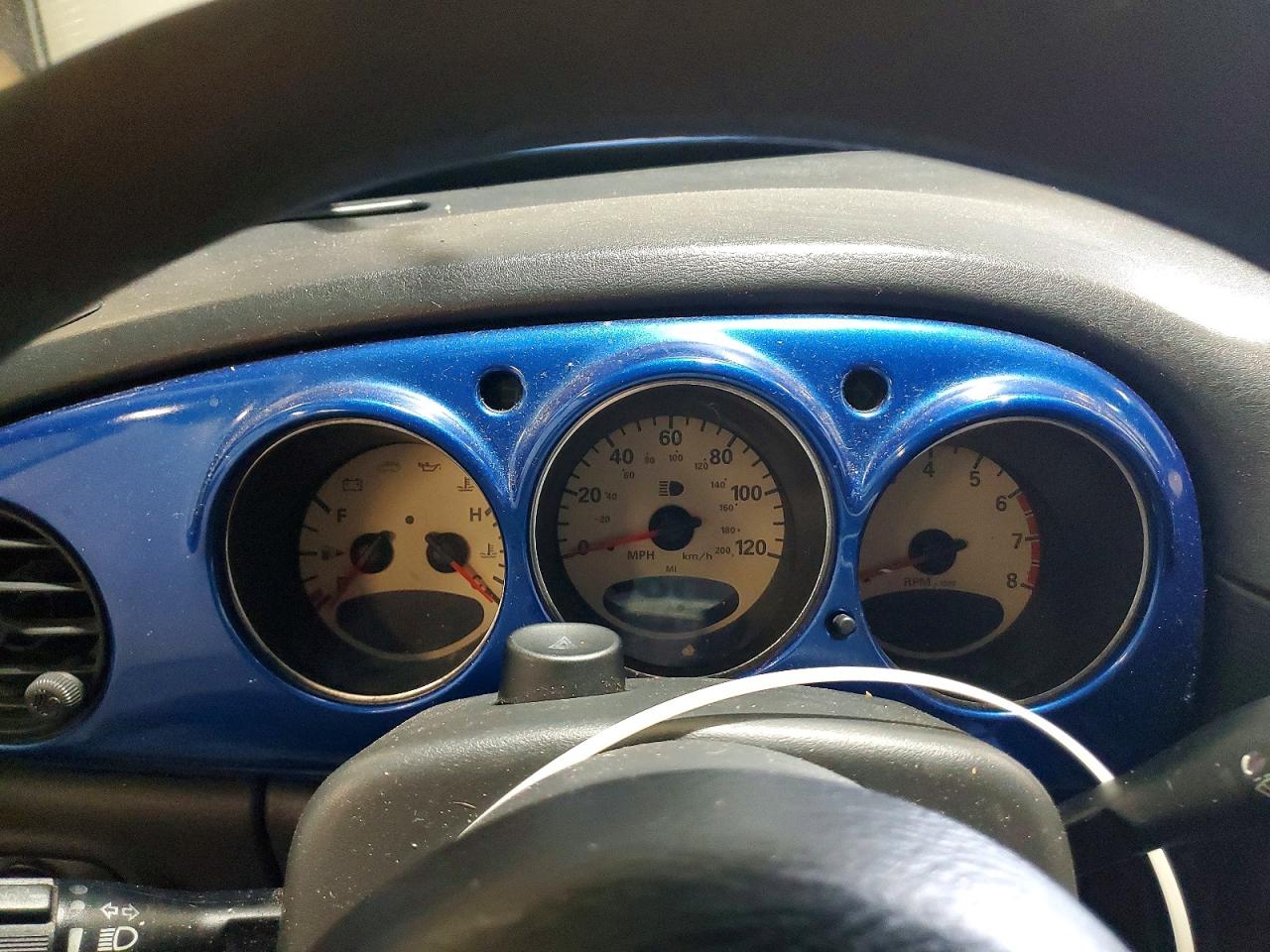 2005 Chrysler Pt Cruiser Touring Blue vin: 3C4FY58BX5T622623