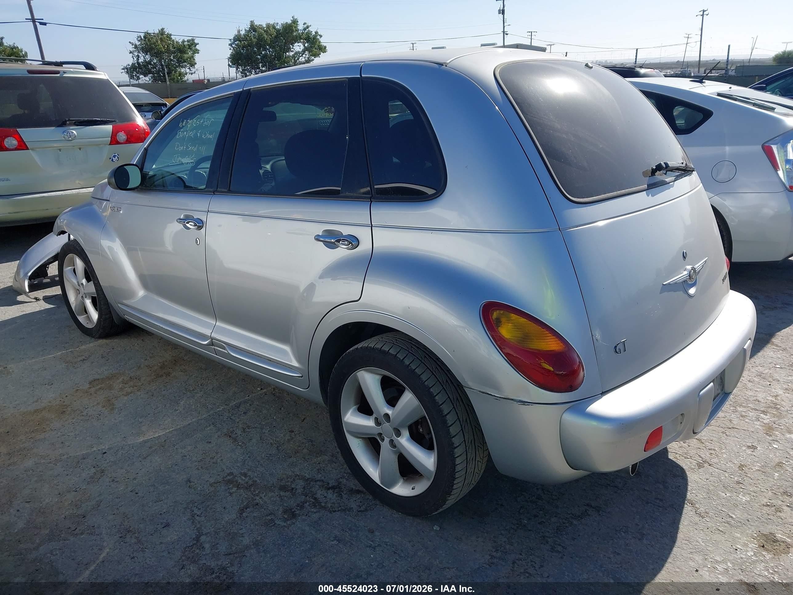 2003 Chrysler Pt Cruiser Gt Gray vin: 3C4FY78G53T561511