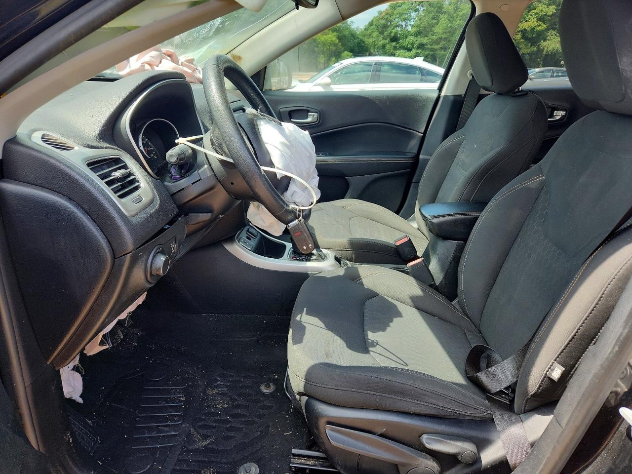2018 Jeep Compass Sport Black vin: 3C4NJCAB2JT181546