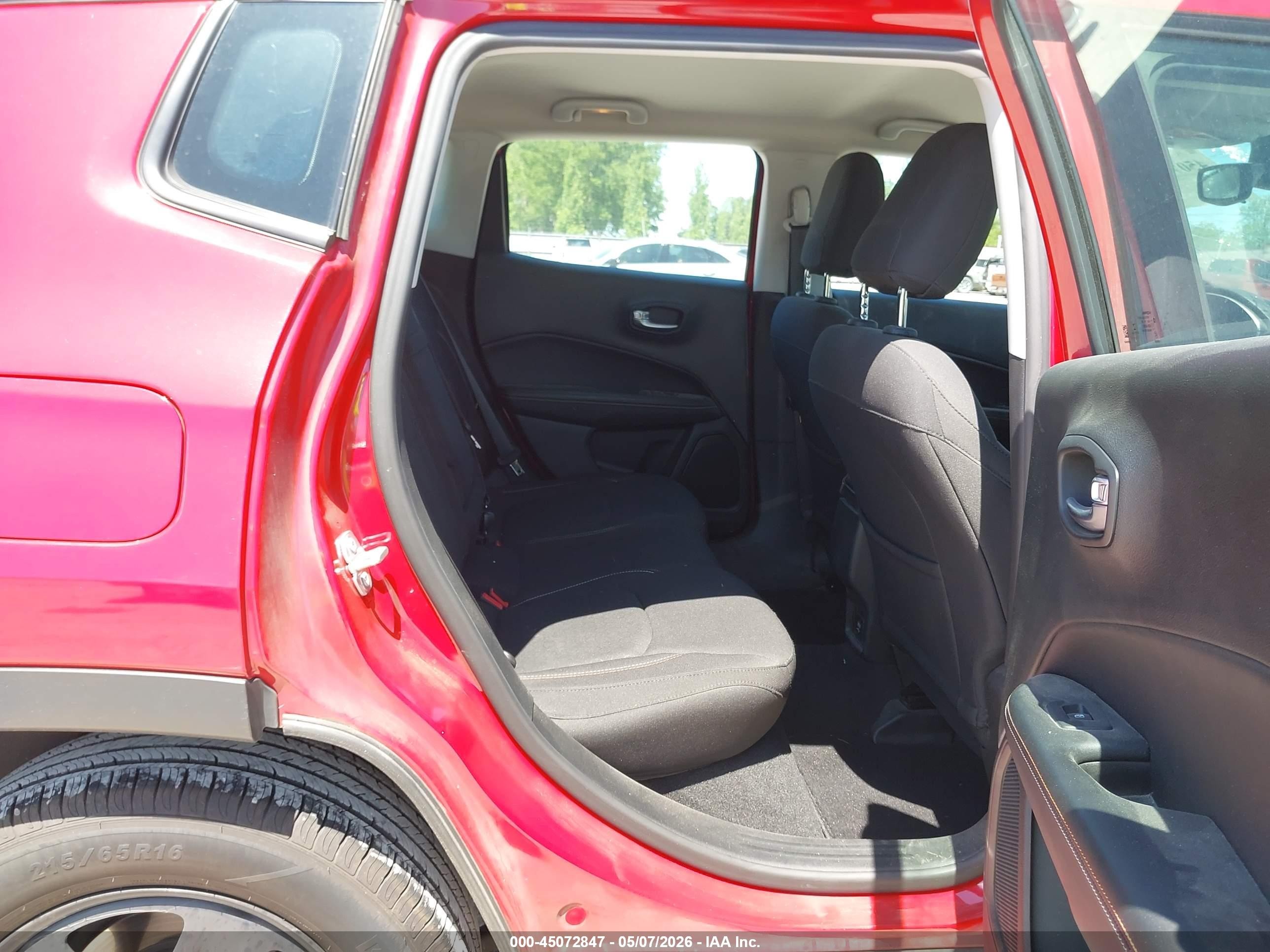 2017 Jeep New Compass Sport Fwd Красный vin: 3C4NJCAB3HT647639