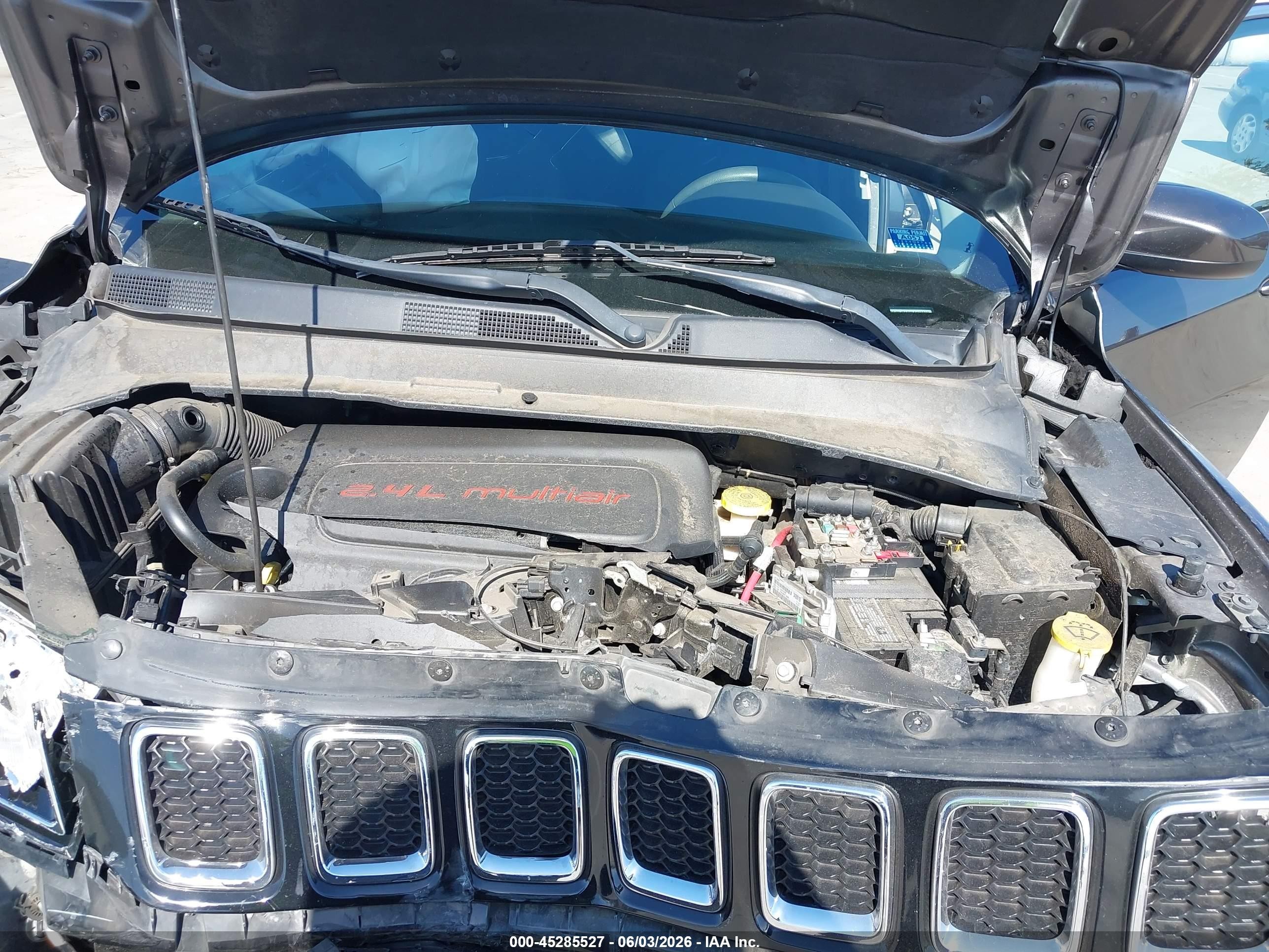 2020 Jeep Compass Sport Fwd Gray vin: 3C4NJCAB3LT169893