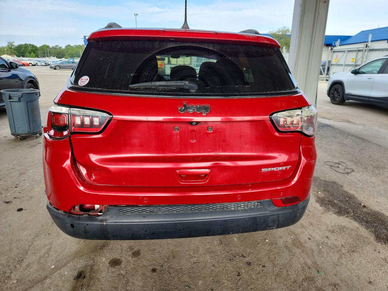 2017 Jeep Compass Sport Red vin: 3C4NJCAB4HT658844