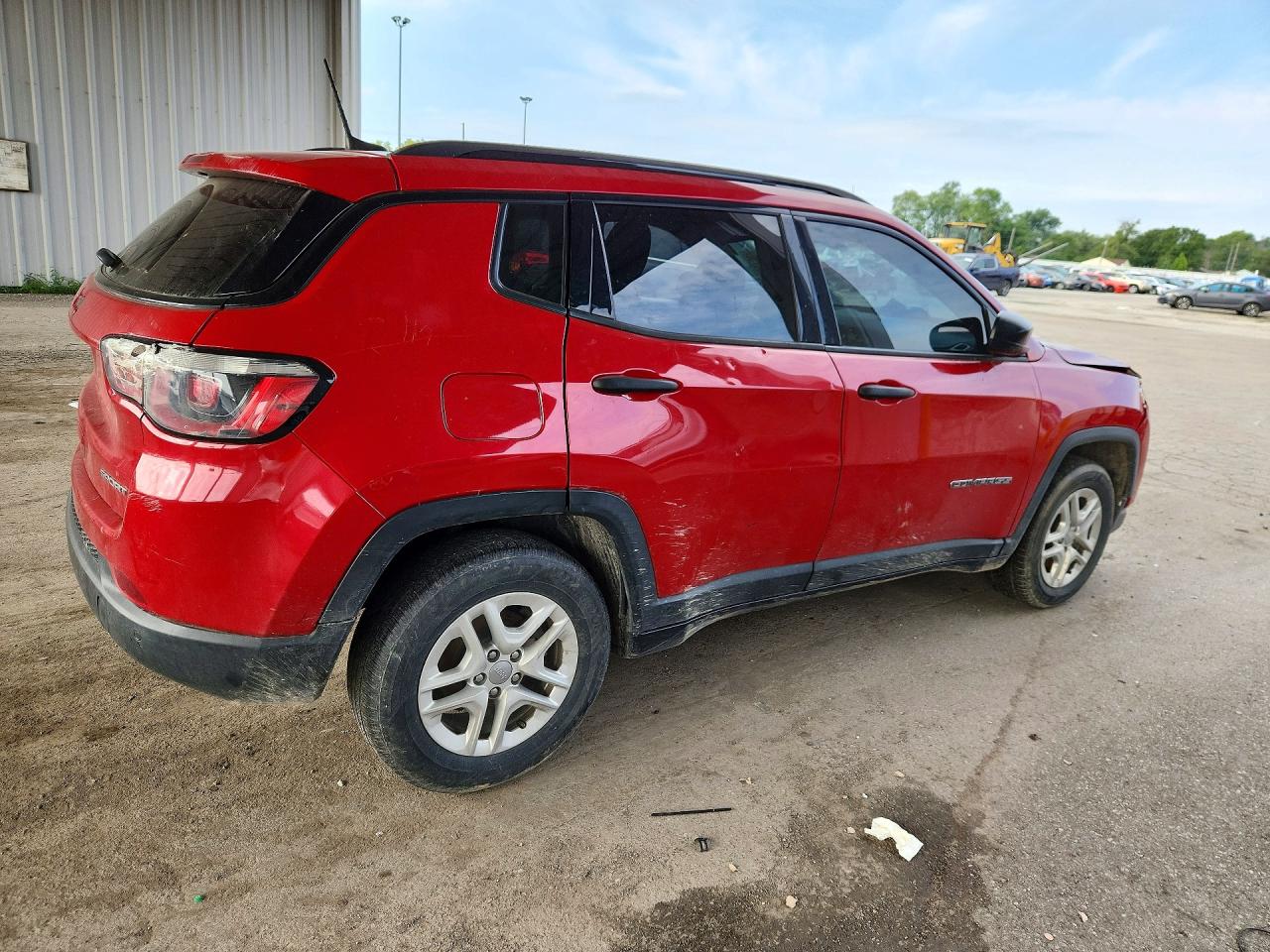 2017 Jeep Compass Sport Red vin: 3C4NJCAB4HT658844