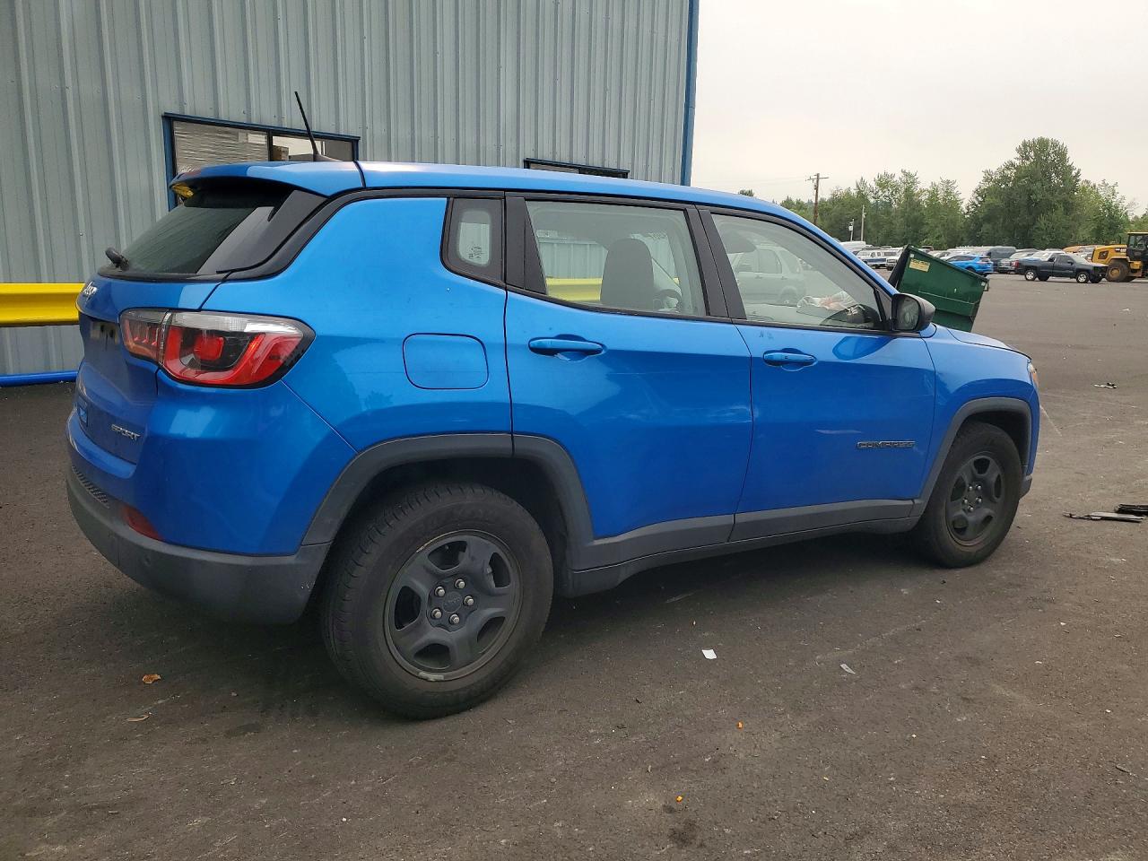 2018 Jeep Compass Sport Blue vin: 3C4NJCAB4JT471223