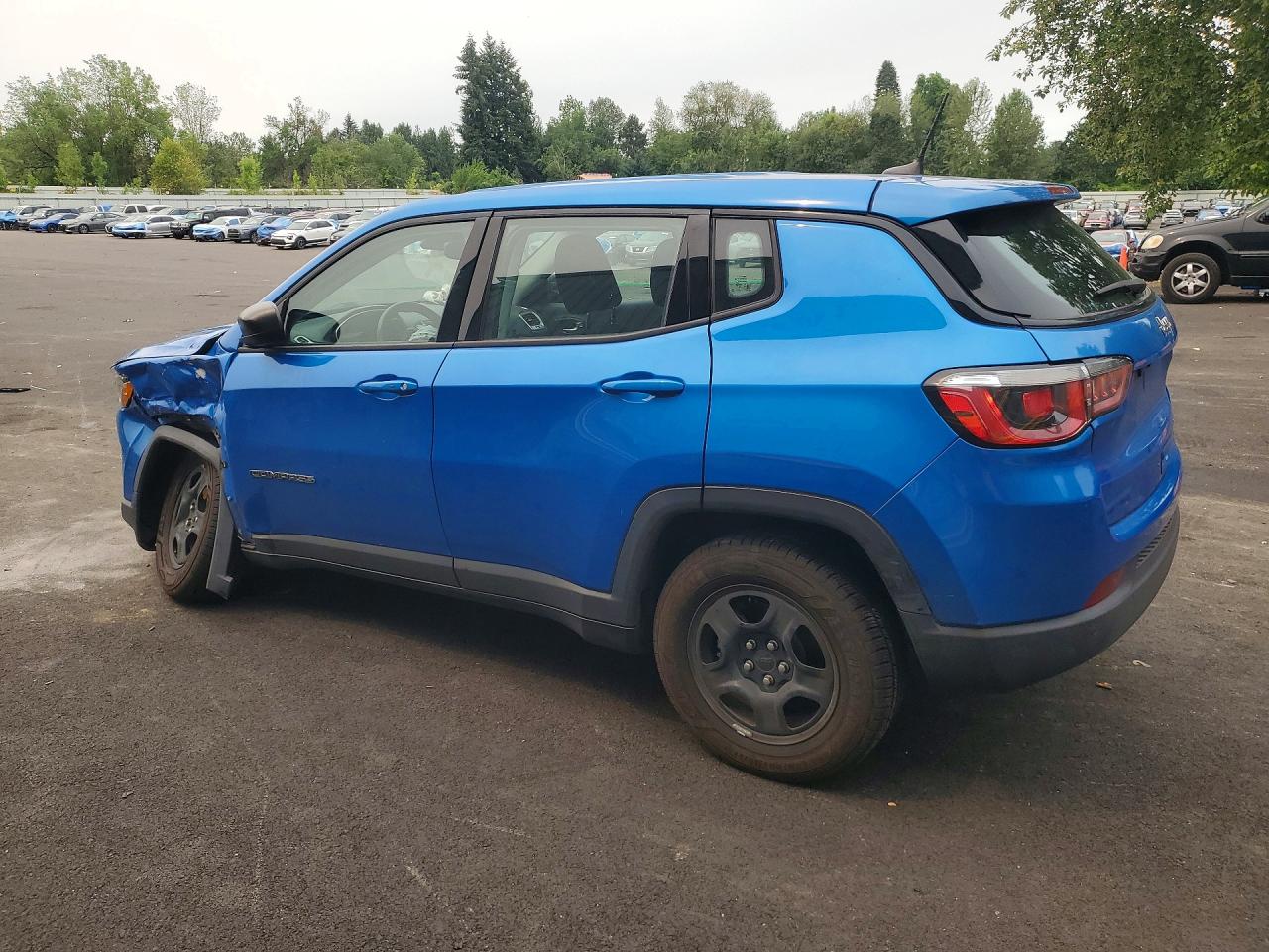 2018 Jeep Compass Sport Blue vin: 3C4NJCAB4JT471223