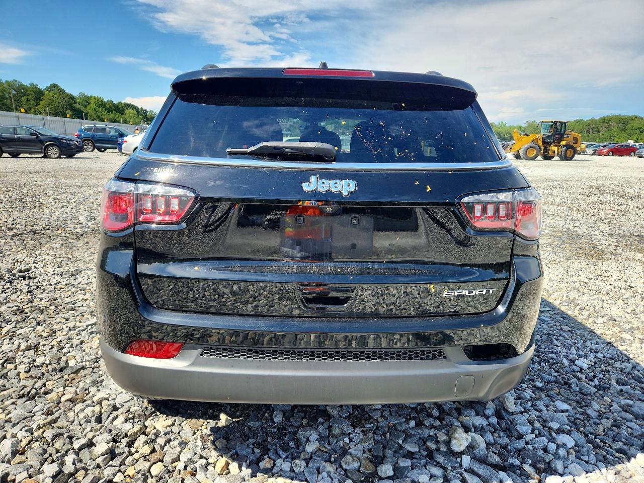 2020 Jeep Compass Sport Black vin: 3C4NJCAB5LT169796