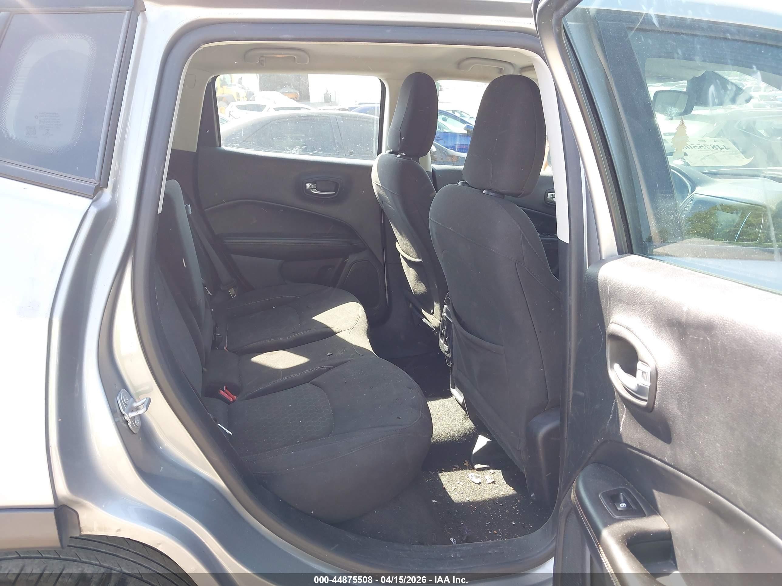 2020 Jeep Compass Sport Fwd Gray vin: 3C4NJCAB5LT230466
