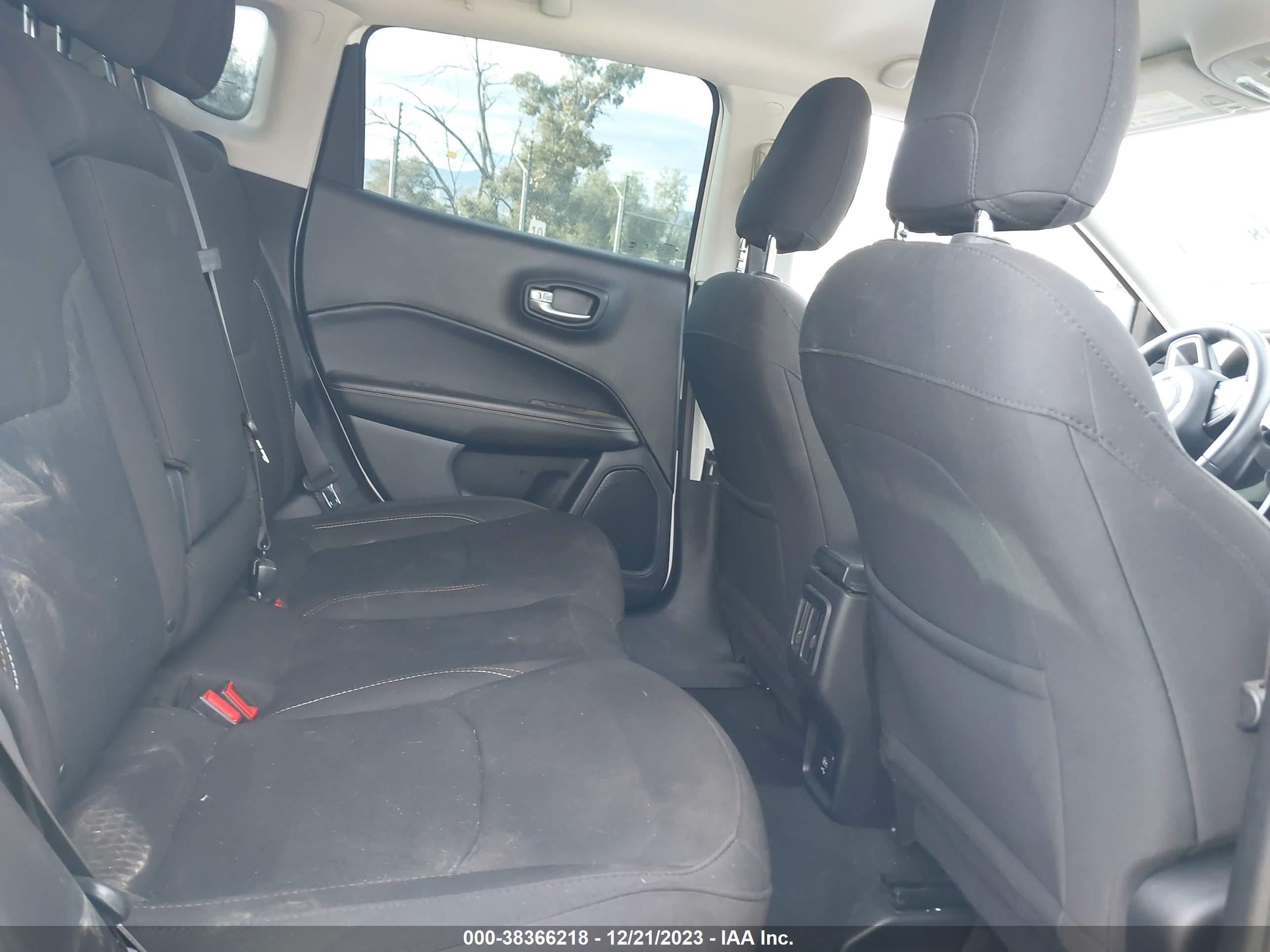 2021 Jeep Compass Sport Fwd White vin: 3C4NJCAB9MT567711
