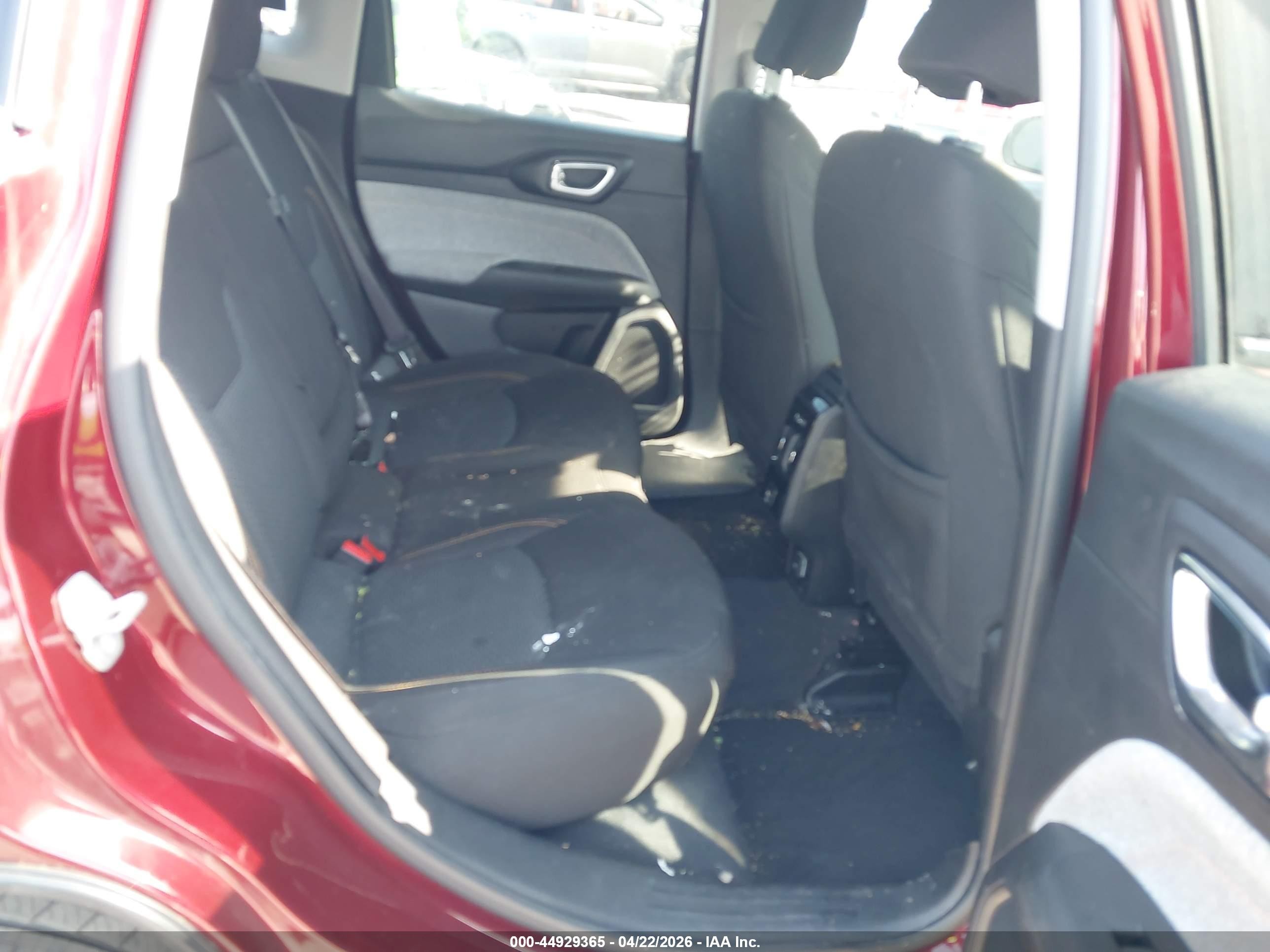 2022 Jeep Compass Sport Fwd Burgundy vin: 3C4NJCAB9NT172669