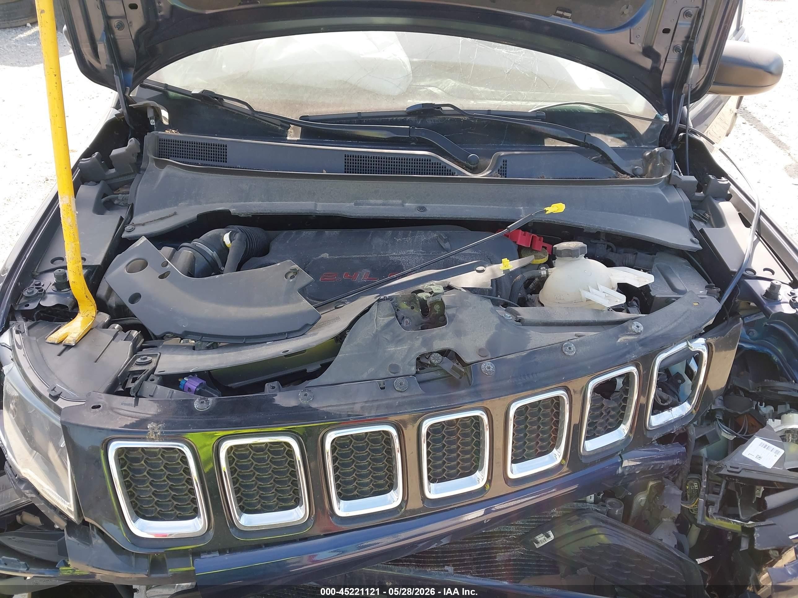 2019 Jeep Compass Sport Fwd Blue vin: 3C4NJCABXKT615908