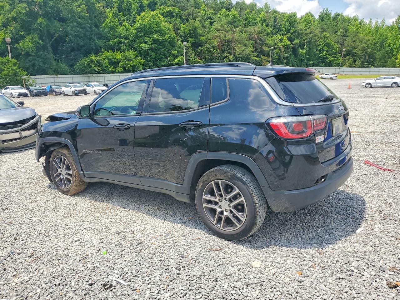 2018 Jeep Compass Latitude Black vin: 3C4NJCBB3JT487511
