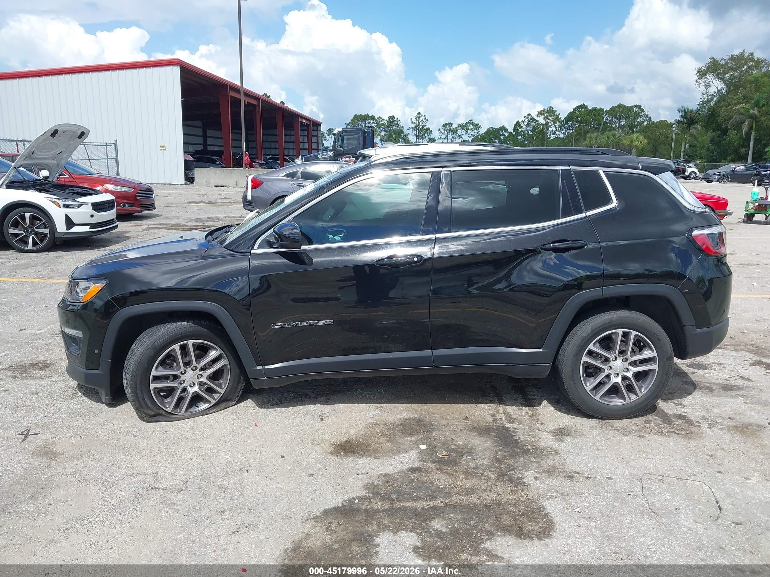 2020 Jeep Compass Sun And Safety Fwd Black vin: 3C4NJCBB4LT252859