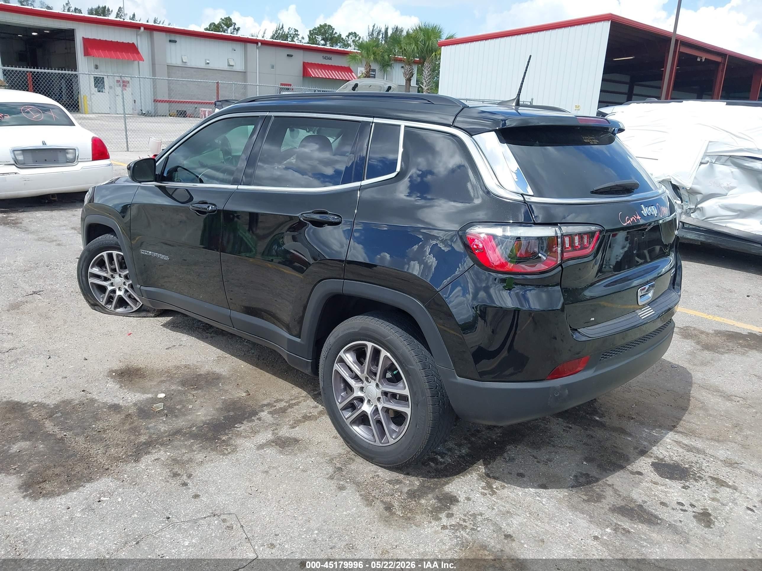 2020 Jeep Compass Sun And Safety Fwd Black vin: 3C4NJCBB4LT252859