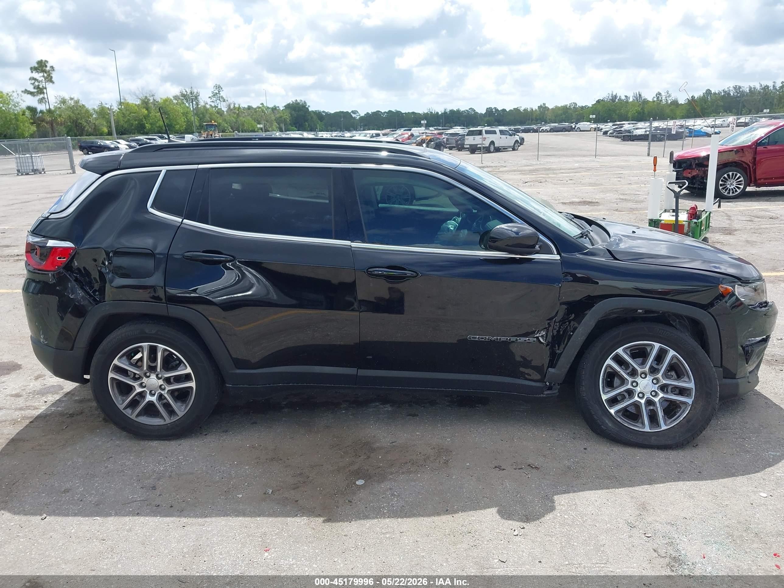 2020 Jeep Compass Sun And Safety Fwd Black vin: 3C4NJCBB4LT252859