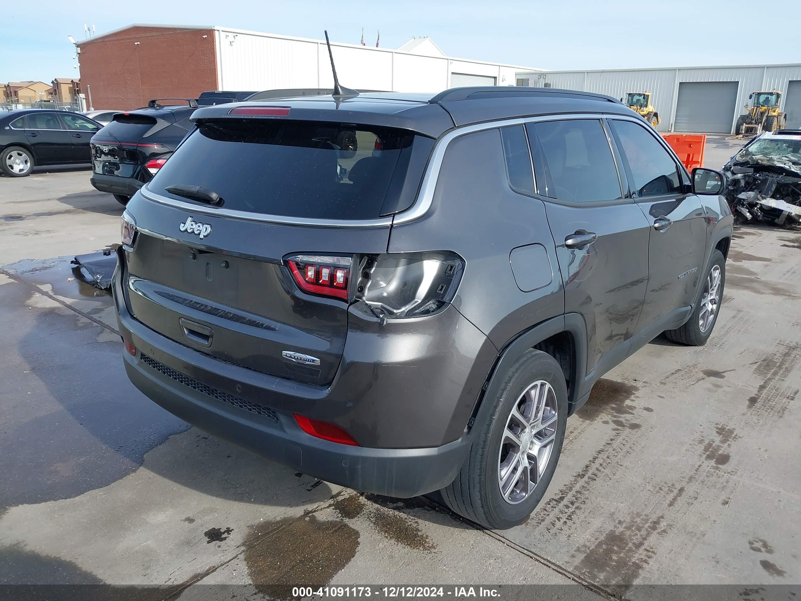 2020 Jeep Compass Sun And Safety Fwd Gray vin: 3C4NJCBB4LT258774